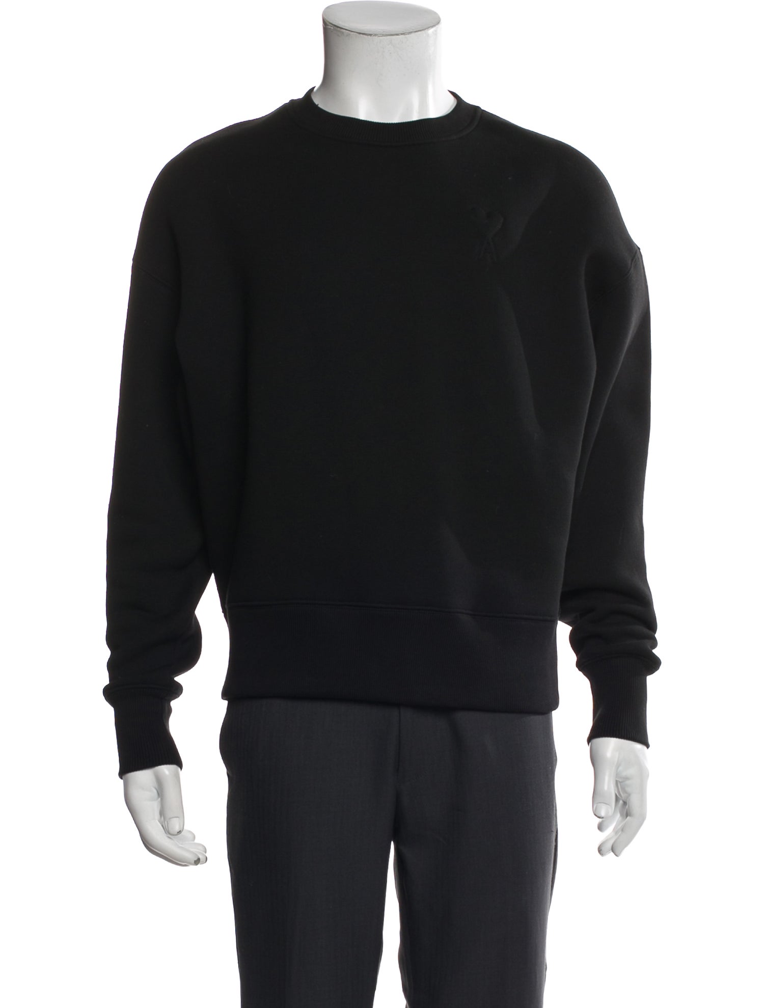 AMI Crew Neck Long Sleeve Sweatshirt