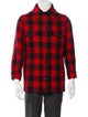 AMI Virgin Wool Plaid Print Jacket