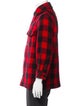 AMI Virgin Wool Plaid Print Jacket
