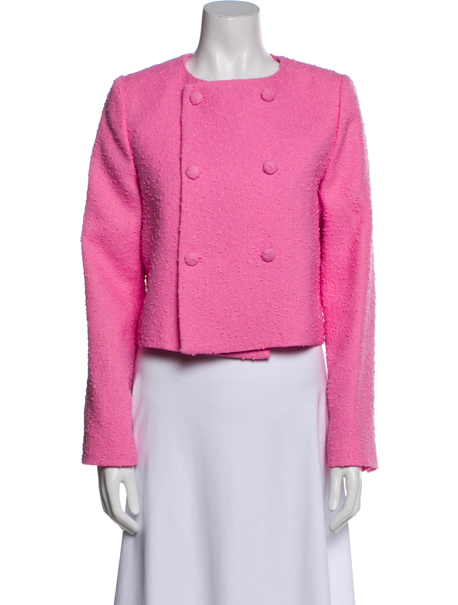 AMI Virgin Wool Tweed Pattern Evening Jacket