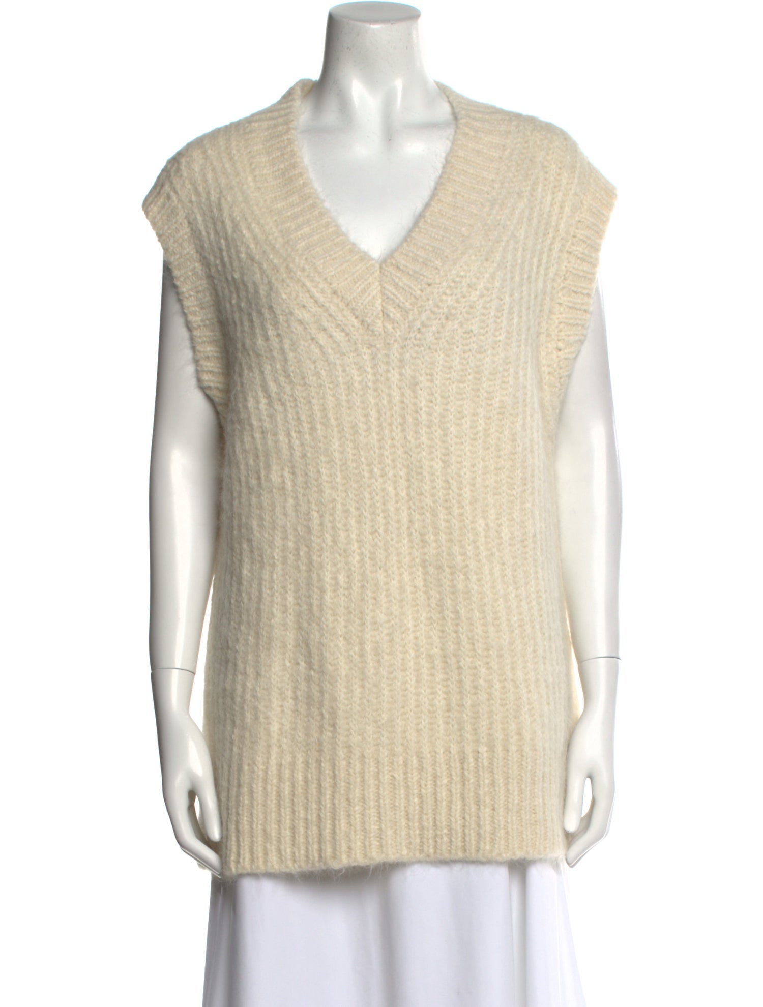 AMI Alpaca Striped Sweater