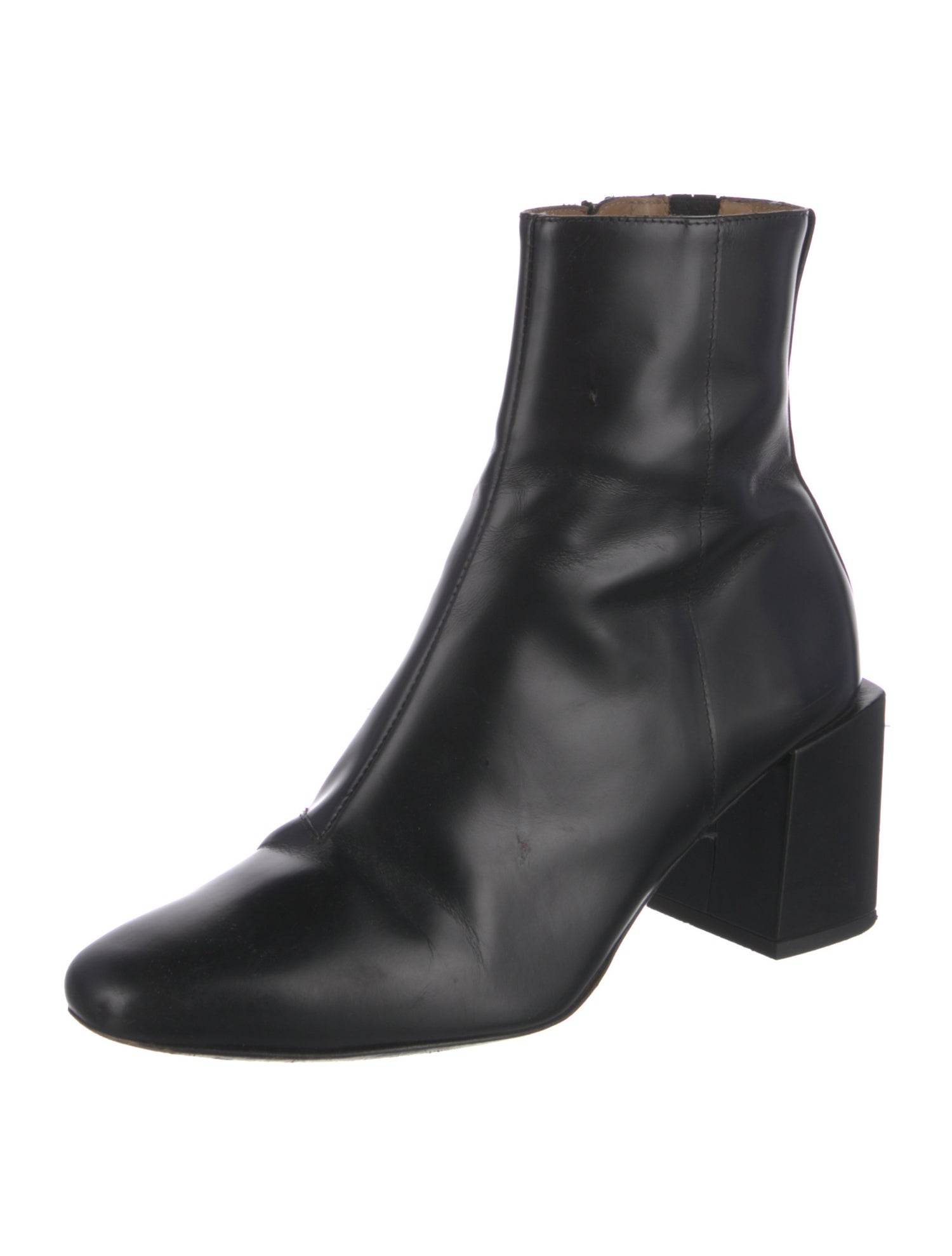 AMI Leather Sock Boots