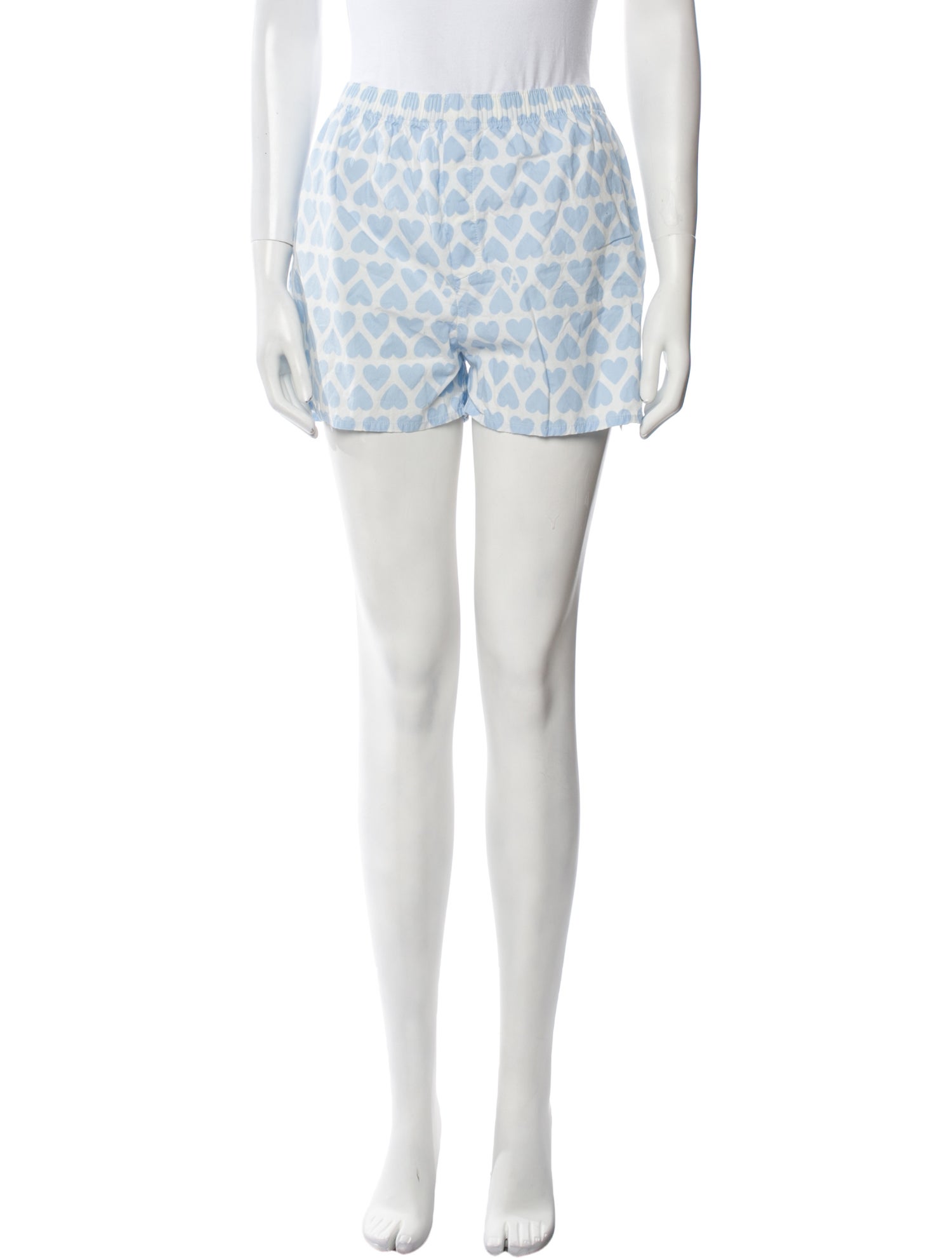 AMI Printed Mini Shorts