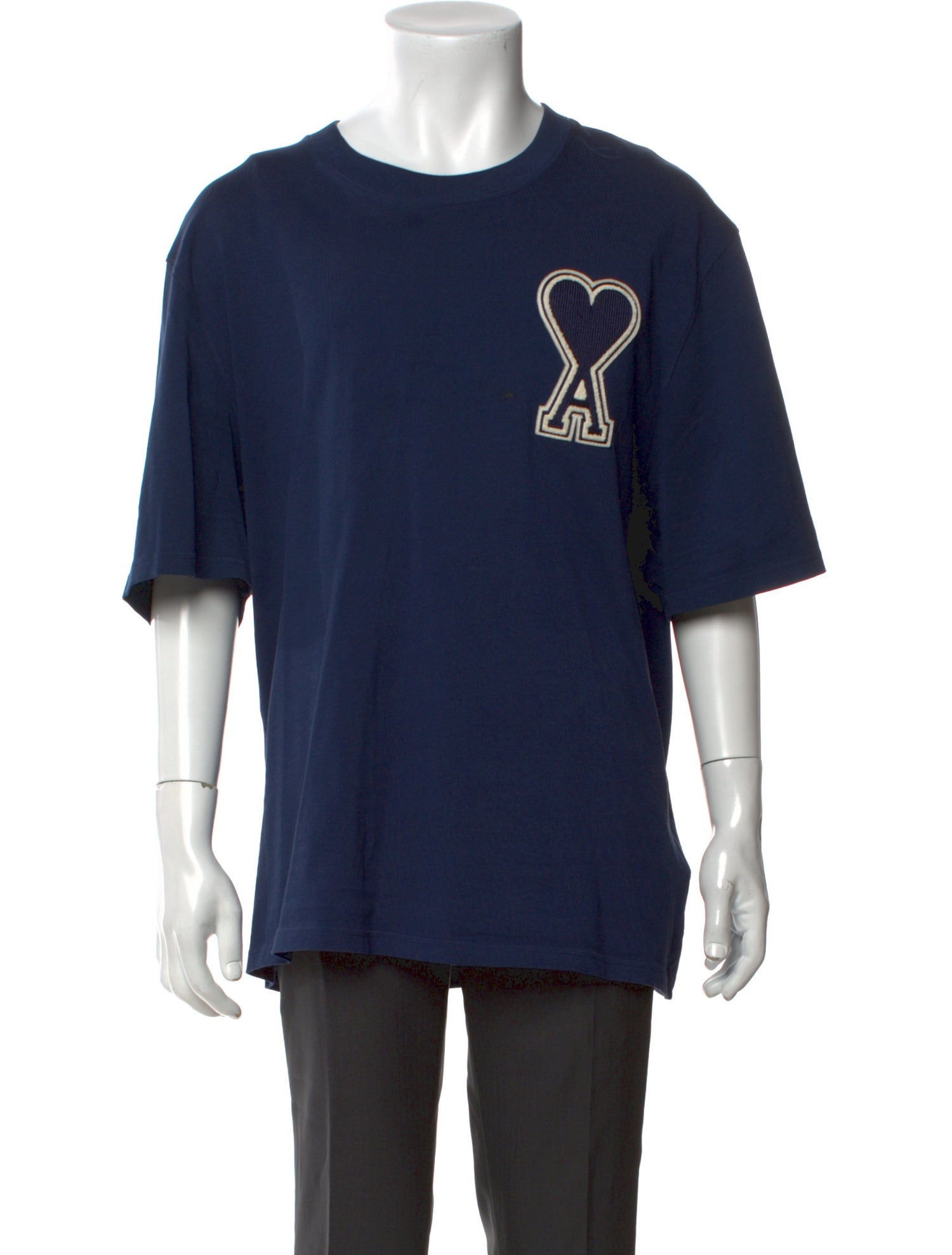 AMI Graphic Print Crew Neck T-Shirt