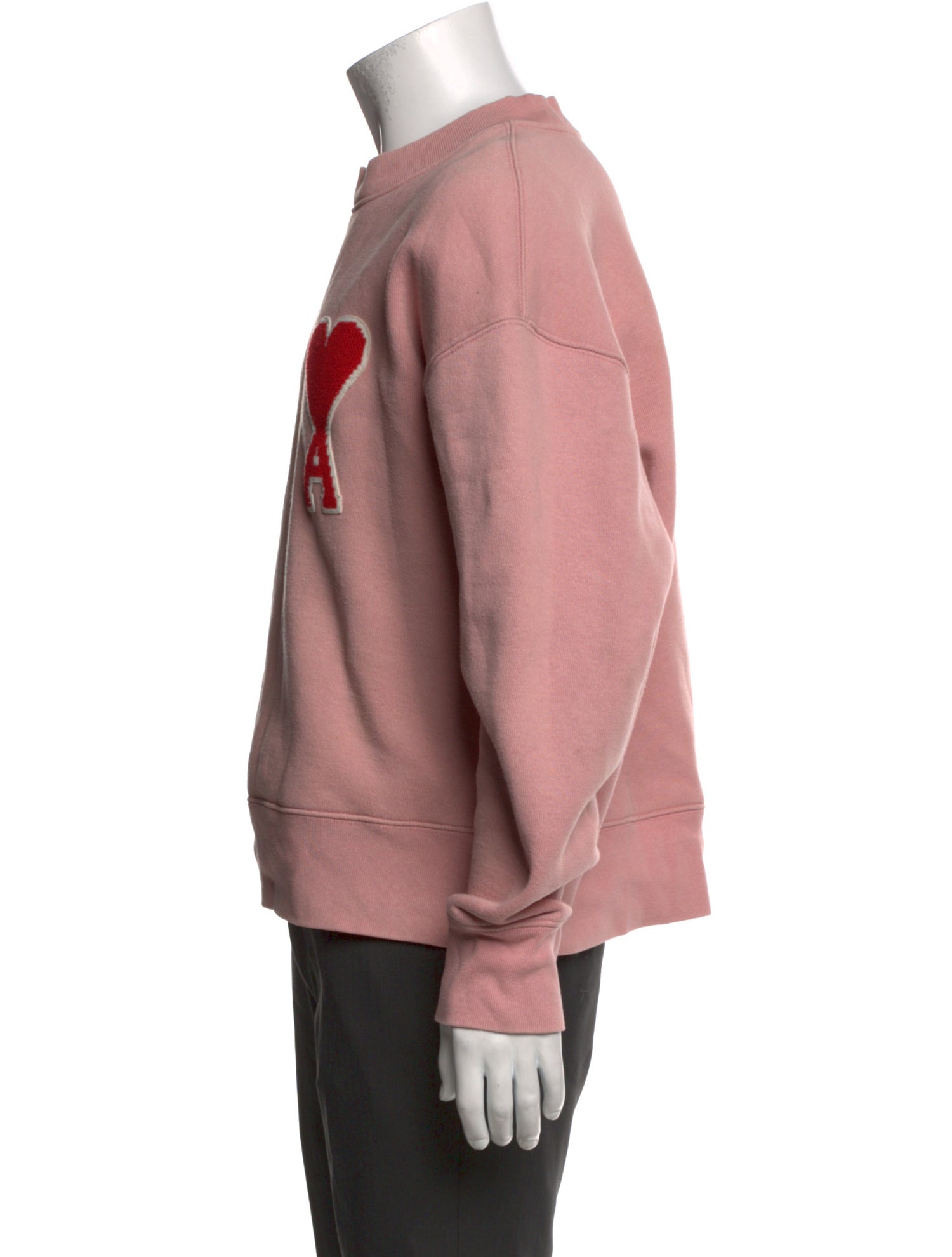 AMI Graphic Print Crew Neck Sweatshirt