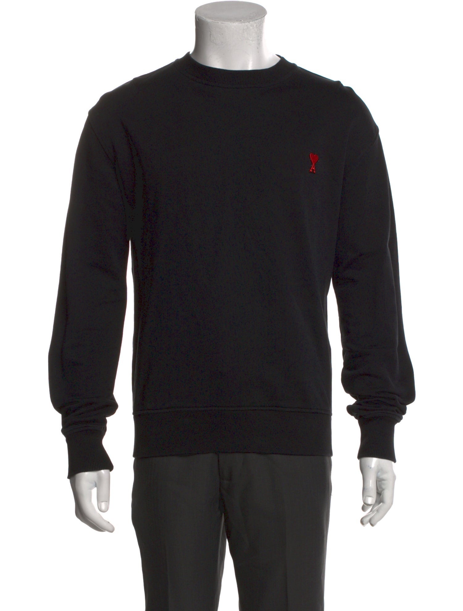 AMI Crew Neck Long Sleeve Sweatshirt