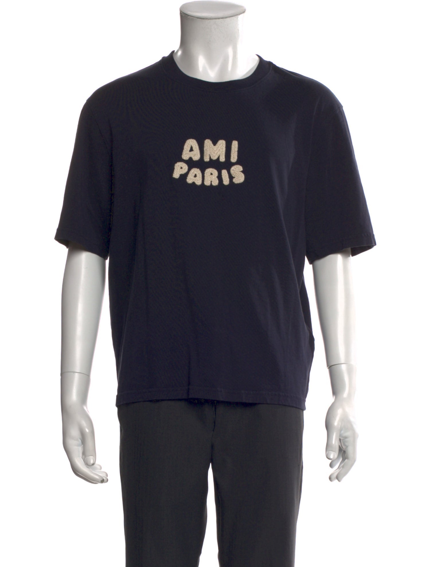 AMI Graphic Print Crew Neck T-Shirt