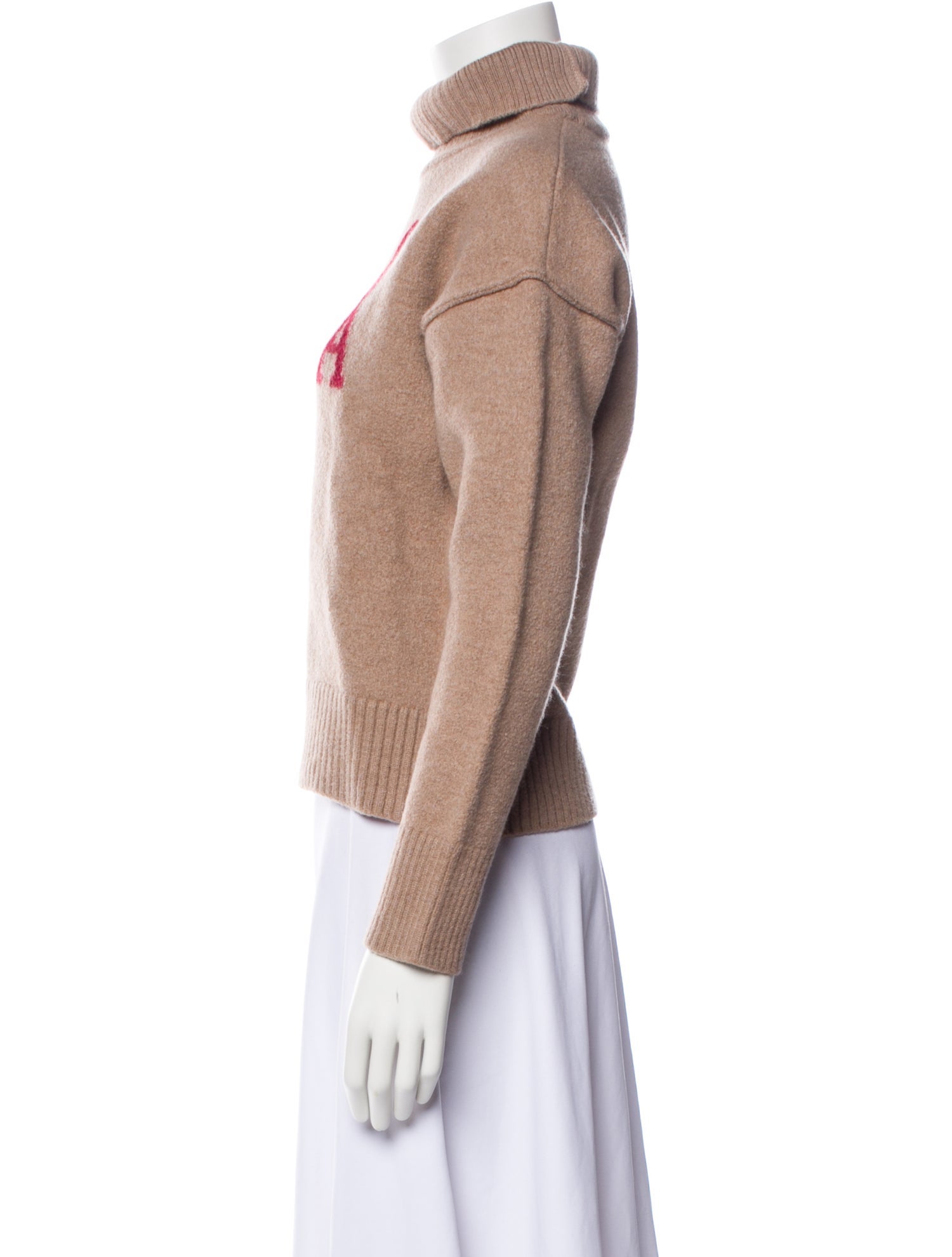 AMI Virgin Wool Turtleneck Sweater