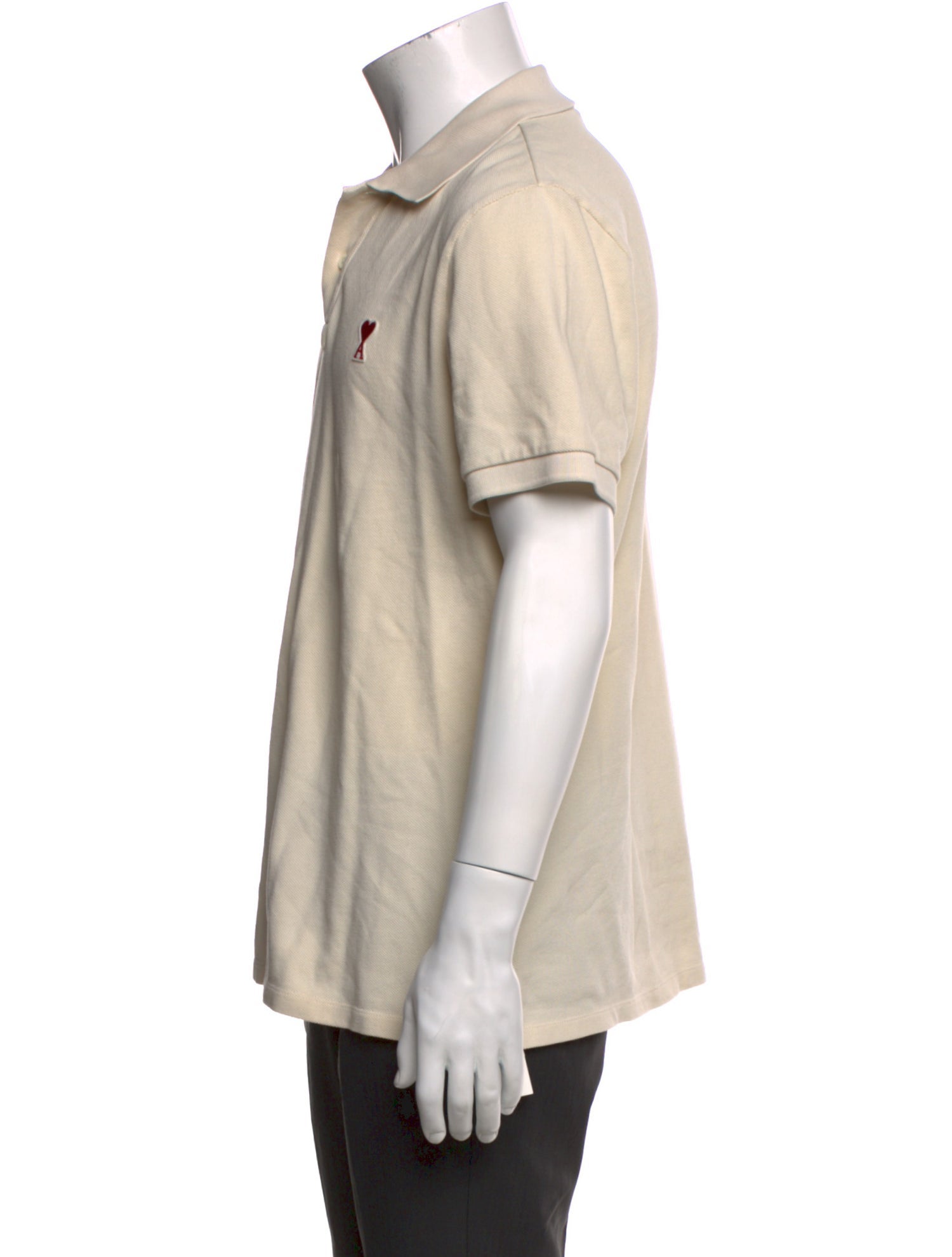 AMI Collar Short Sleeve Polo Shirt