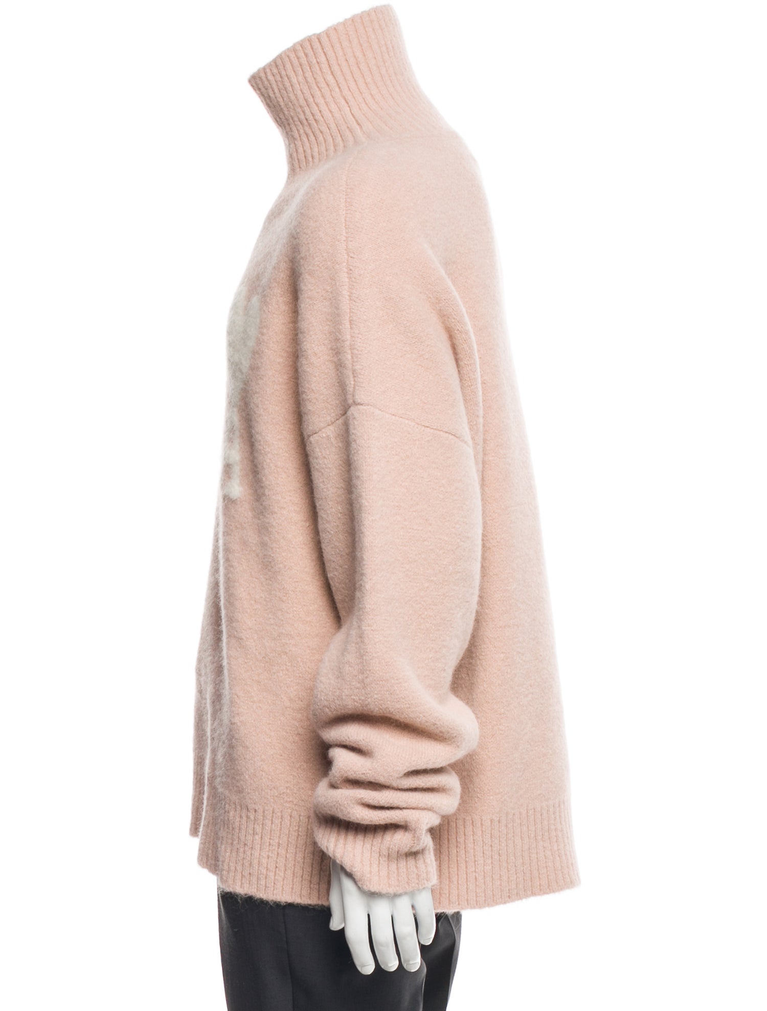 AMI Alpaca Graphic Print Pullover