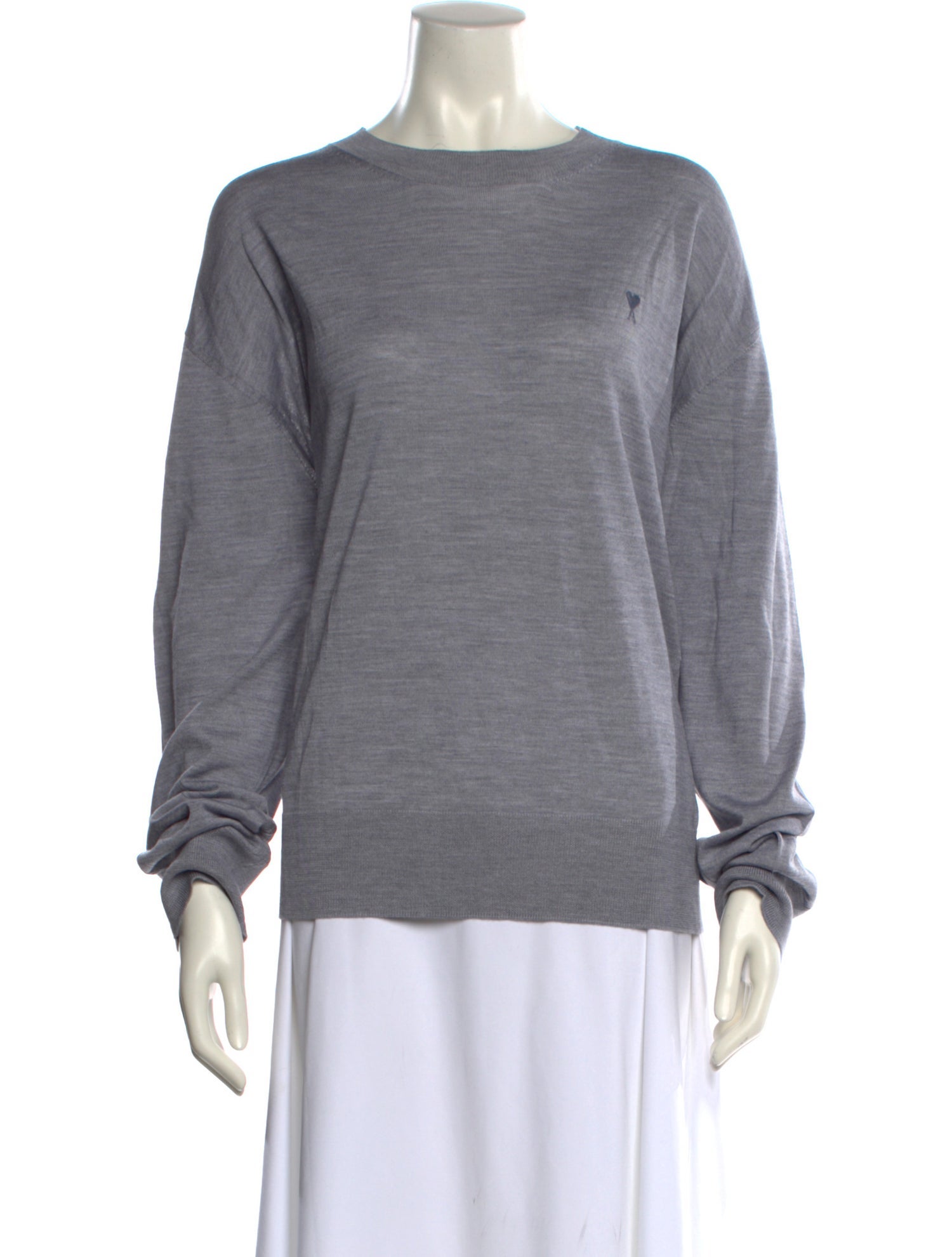AMI Virgin Wool Scoop Neck Sweatshirt w/ Tags