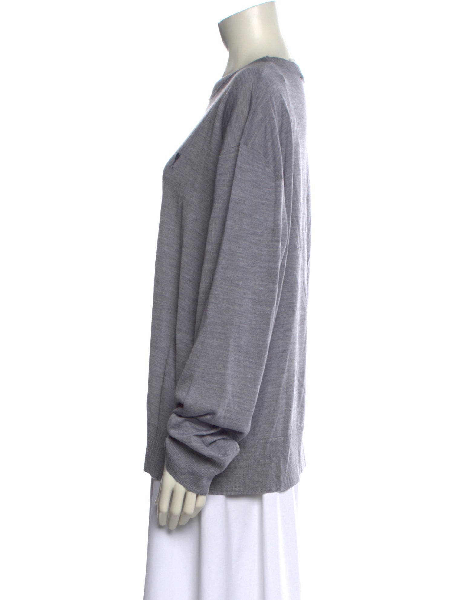 AMI Virgin Wool Scoop Neck Sweatshirt w/ Tags