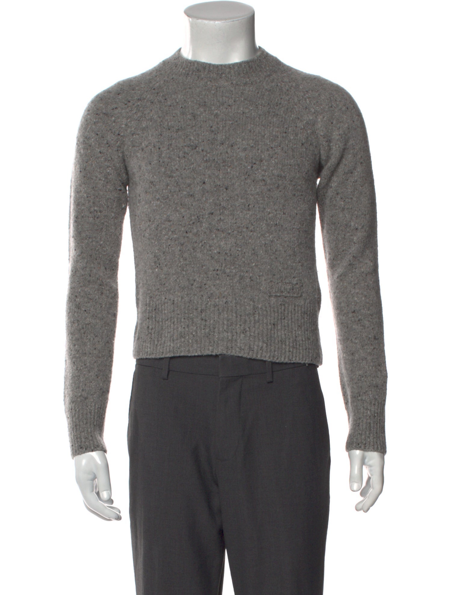 AMI Virgin Wool Crew Neck Pullover