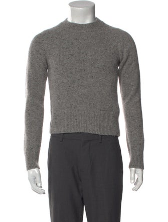 AMI Virgin Wool Crew Neck Pullover