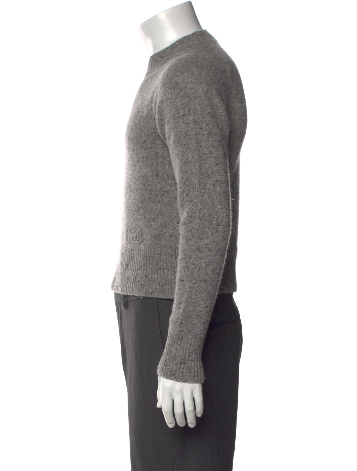 AMI Virgin Wool Crew Neck Pullover