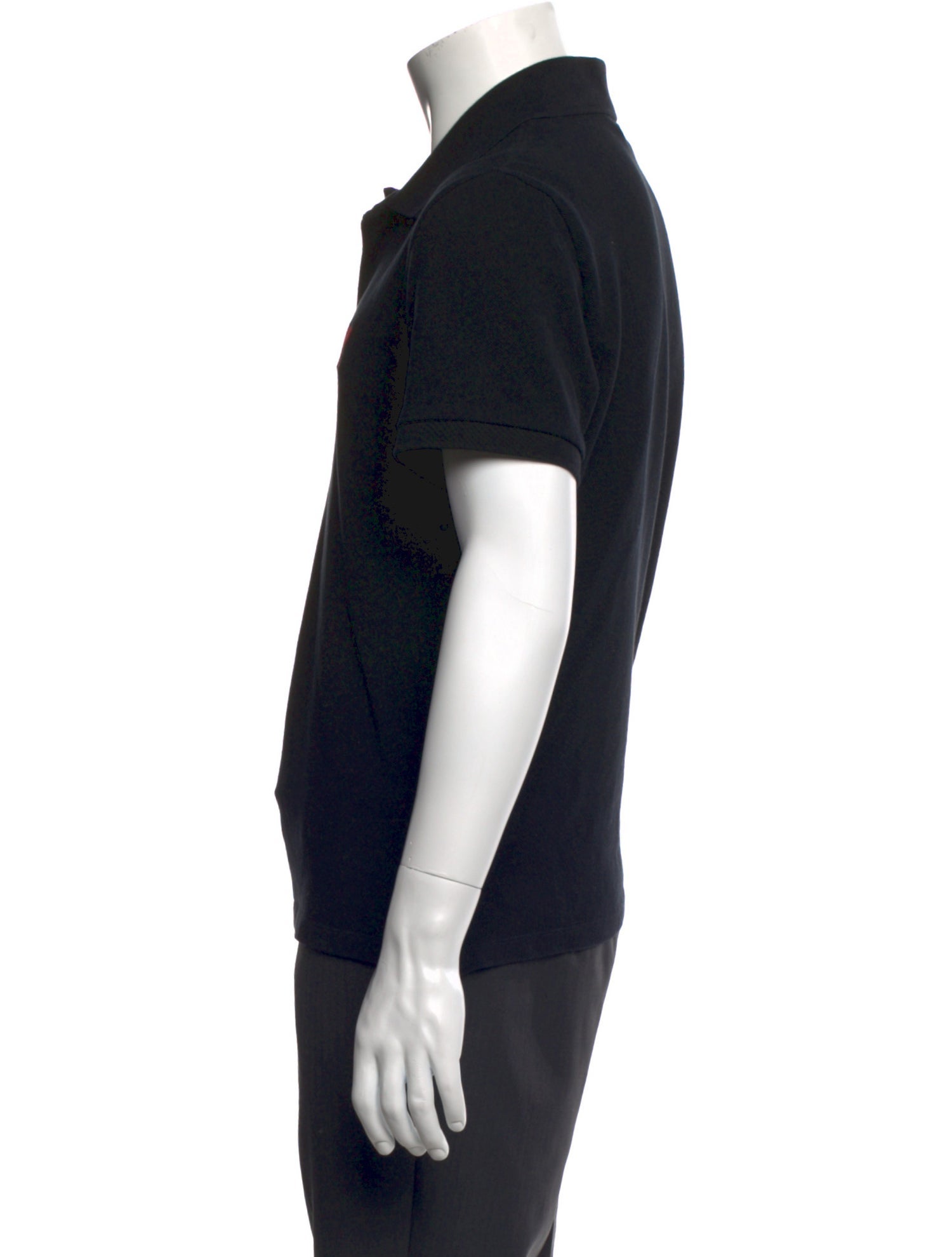 AMI Collar Short Sleeve Polo Shirt