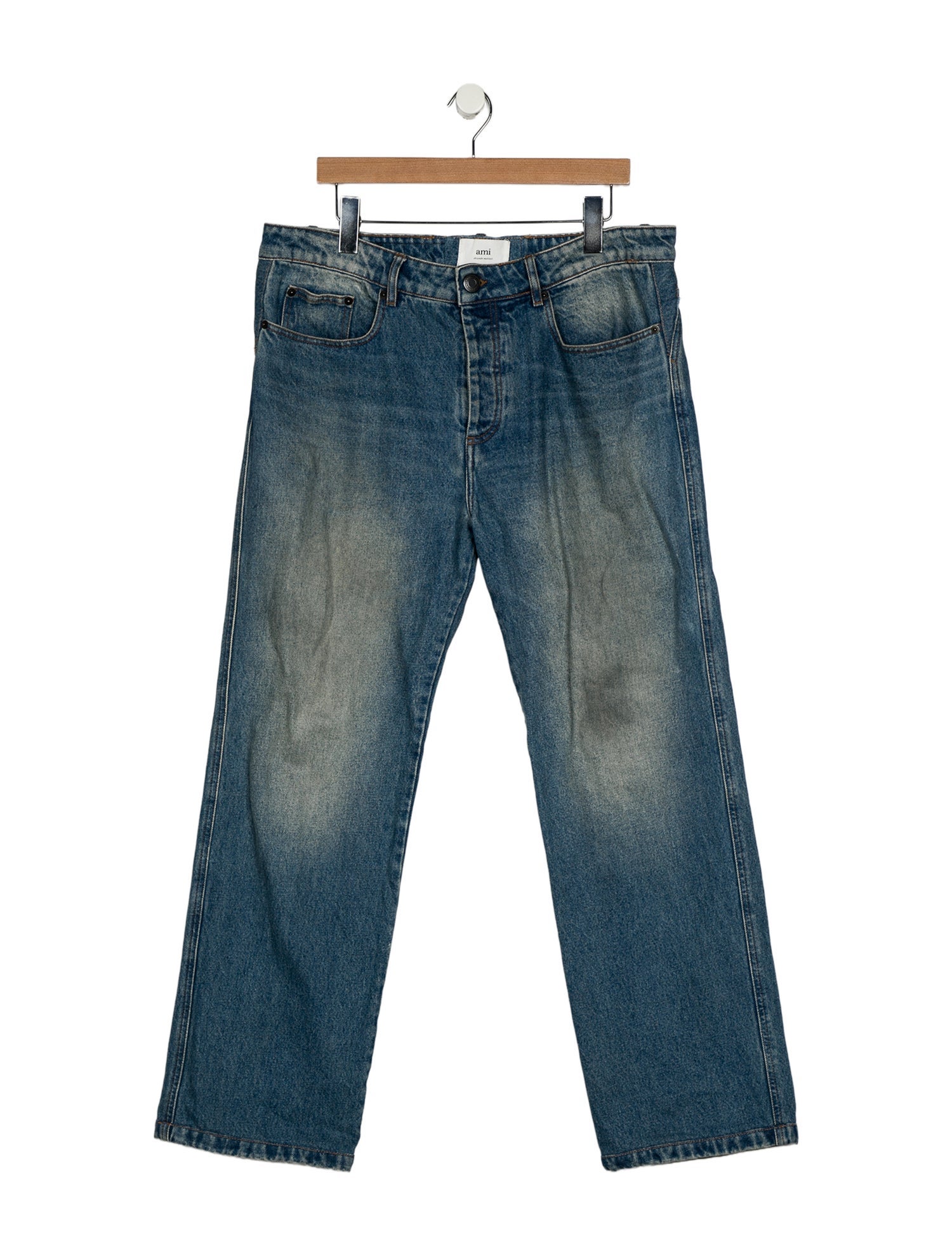 AMI Straight-Leg Jeans