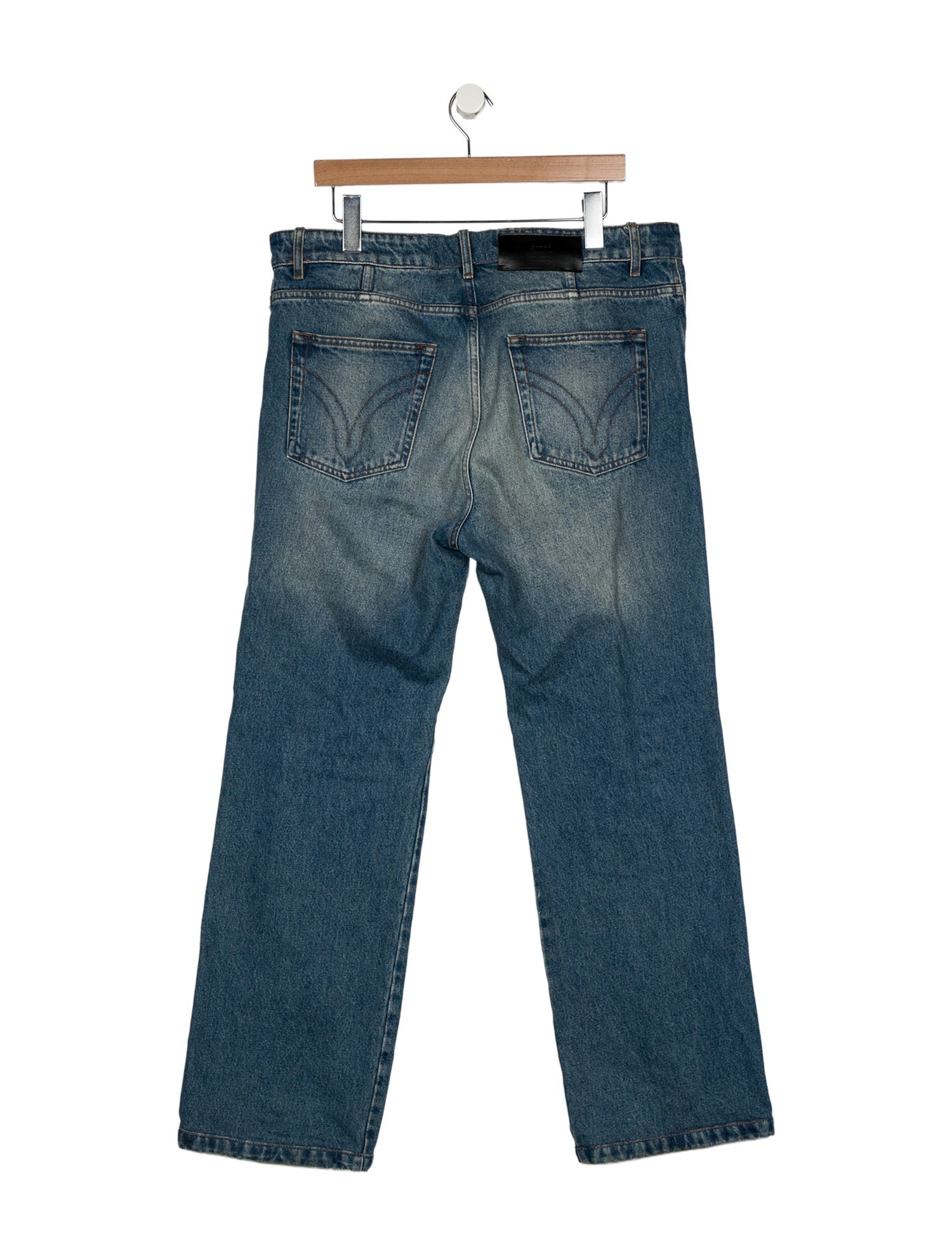 AMI Straight-Leg Jeans
