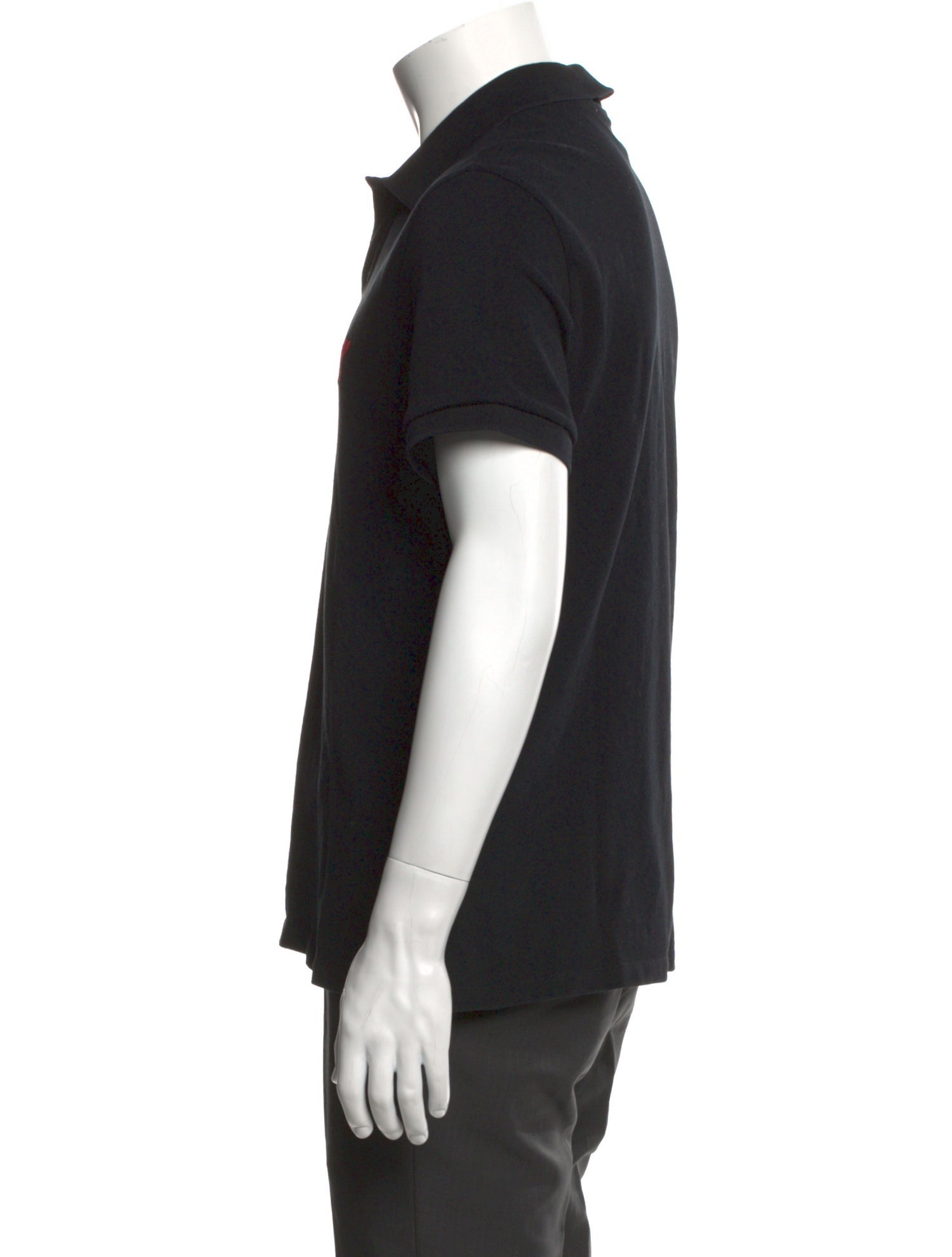 AMI Collar Short Sleeve Polo Shirt