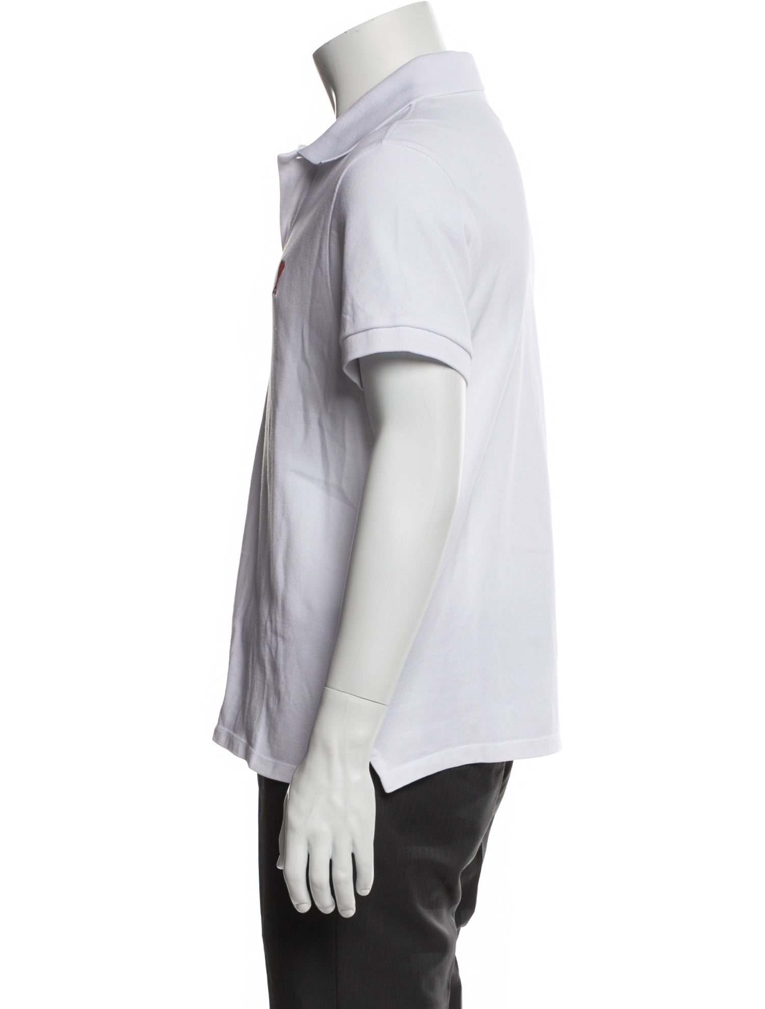 AMI Collar Short Sleeve Polo Shirt