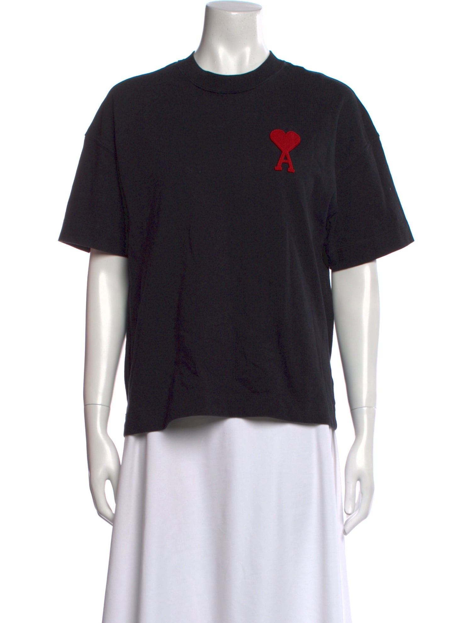 AMI Graphic Print Crew Neck T-Shirt