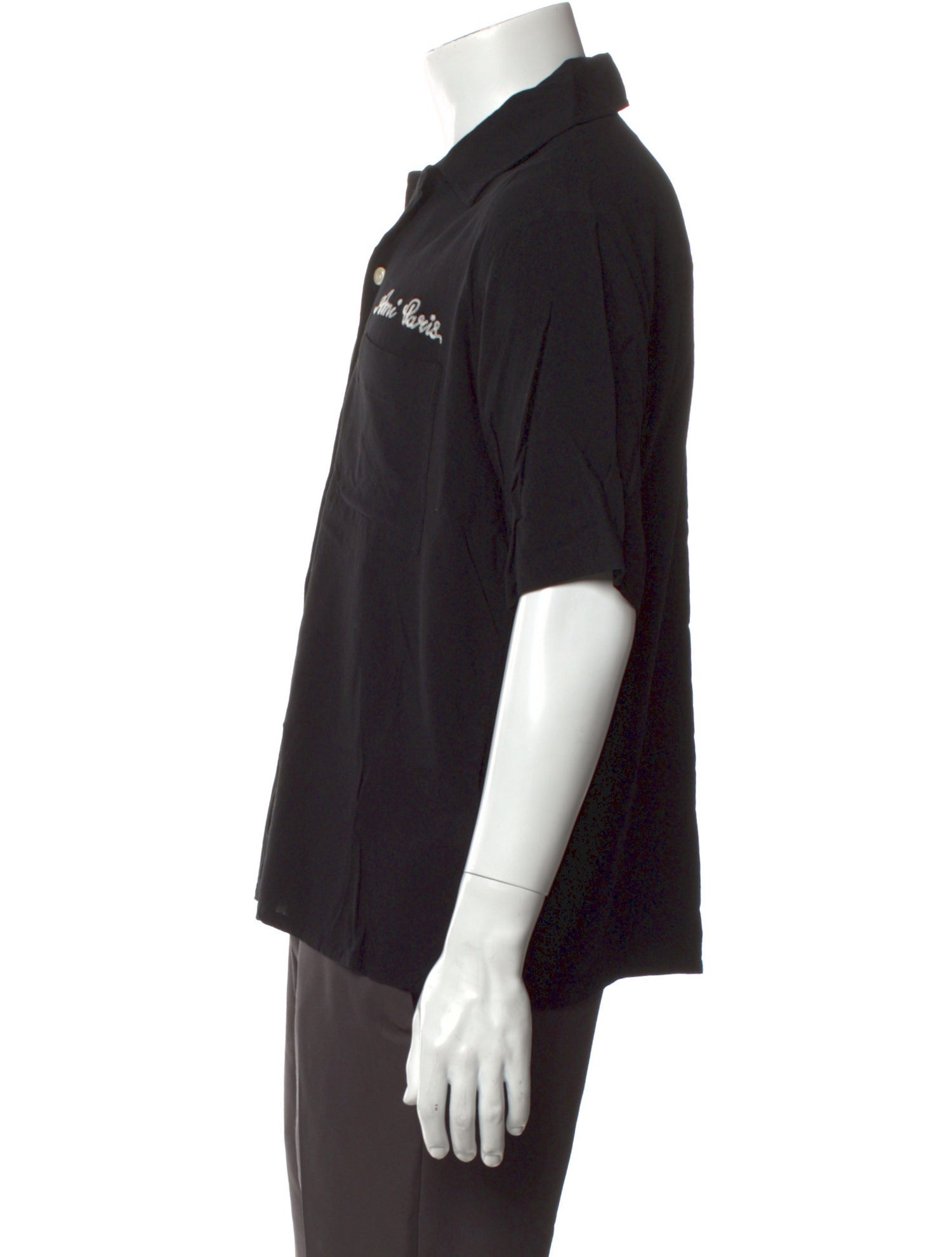 AMI Graphic Print Short Sleeve Shirt