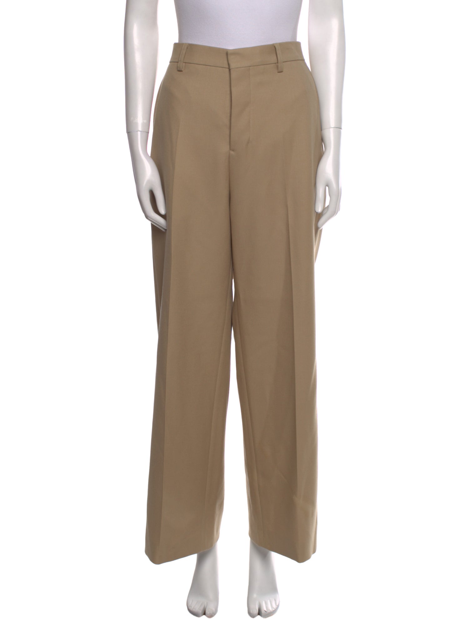 AMI Virgin Wool Wide Leg Pants