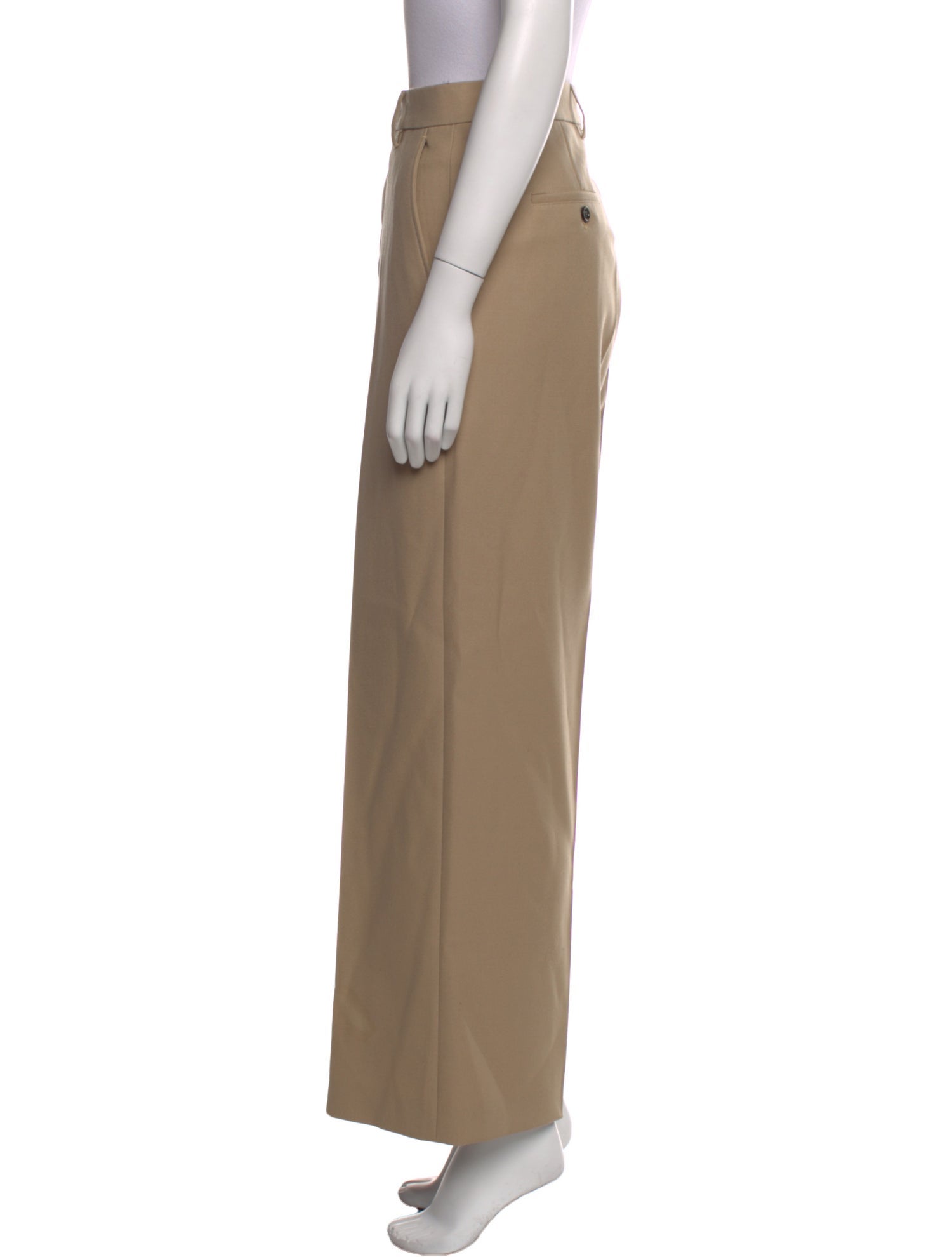 AMI Virgin Wool Wide Leg Pants