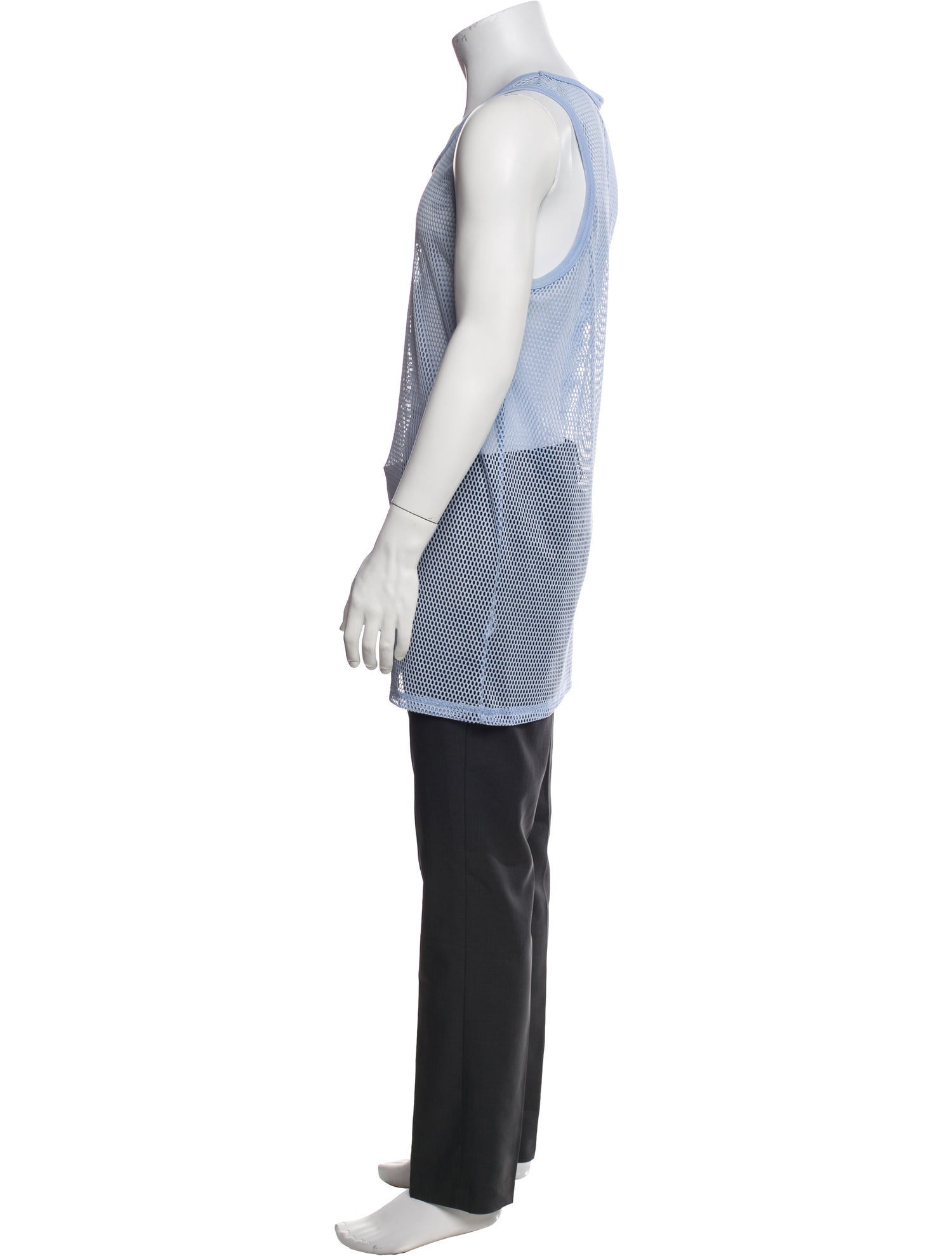 AMI Scoop Neck Sleeveless T-Shirt