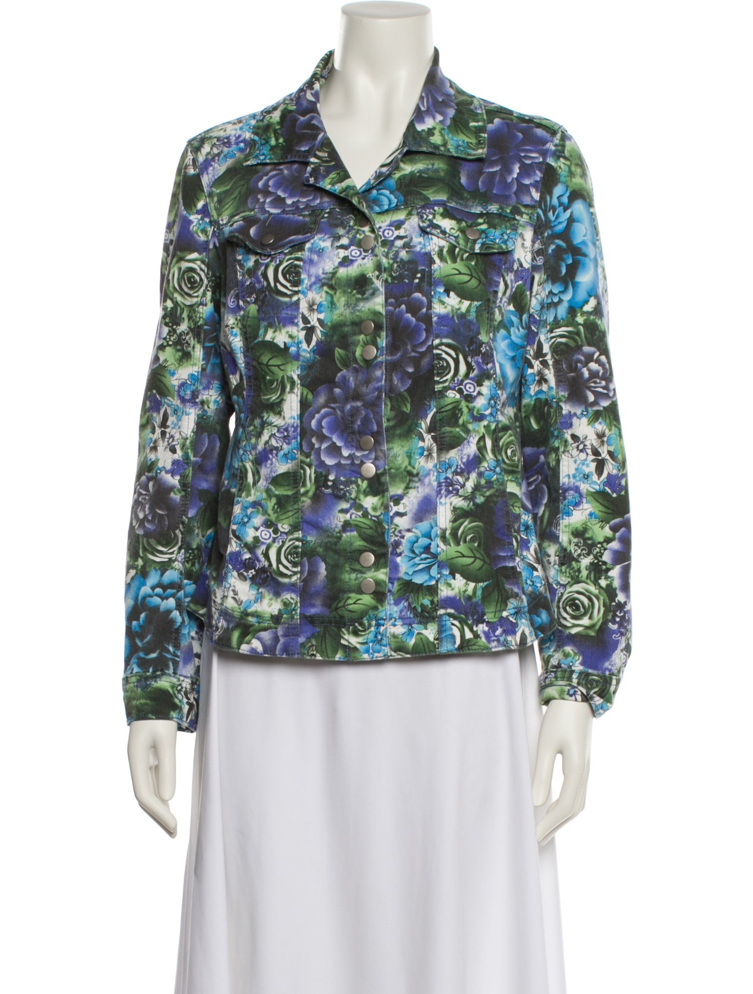 AMI Floral Print Evening Jacket