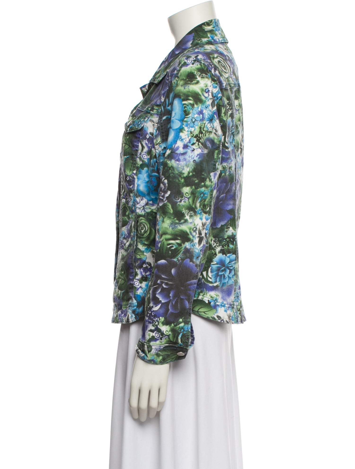 AMI Floral Print Evening Jacket