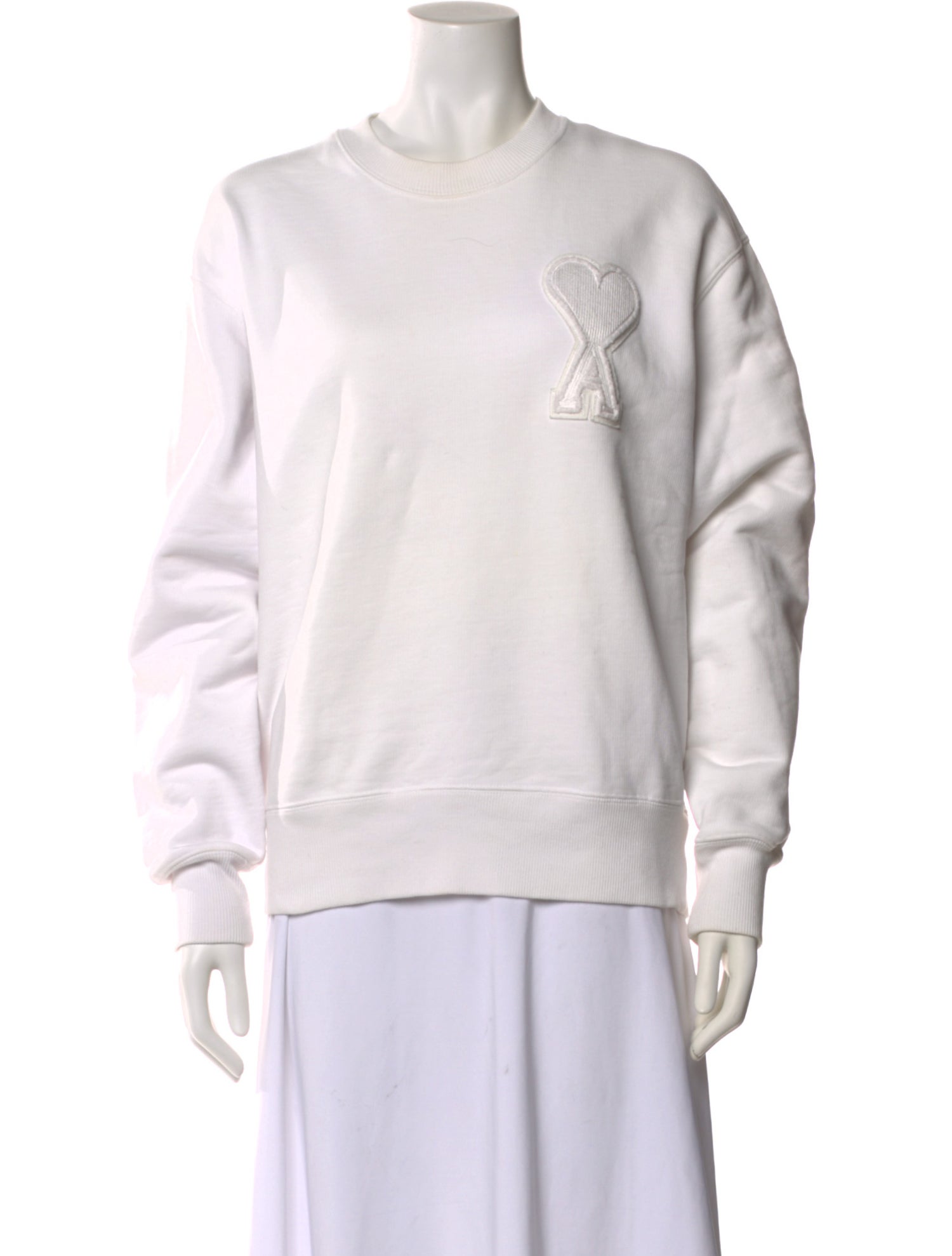 AMI Crew Neck Long Sleeve Sweatshirt