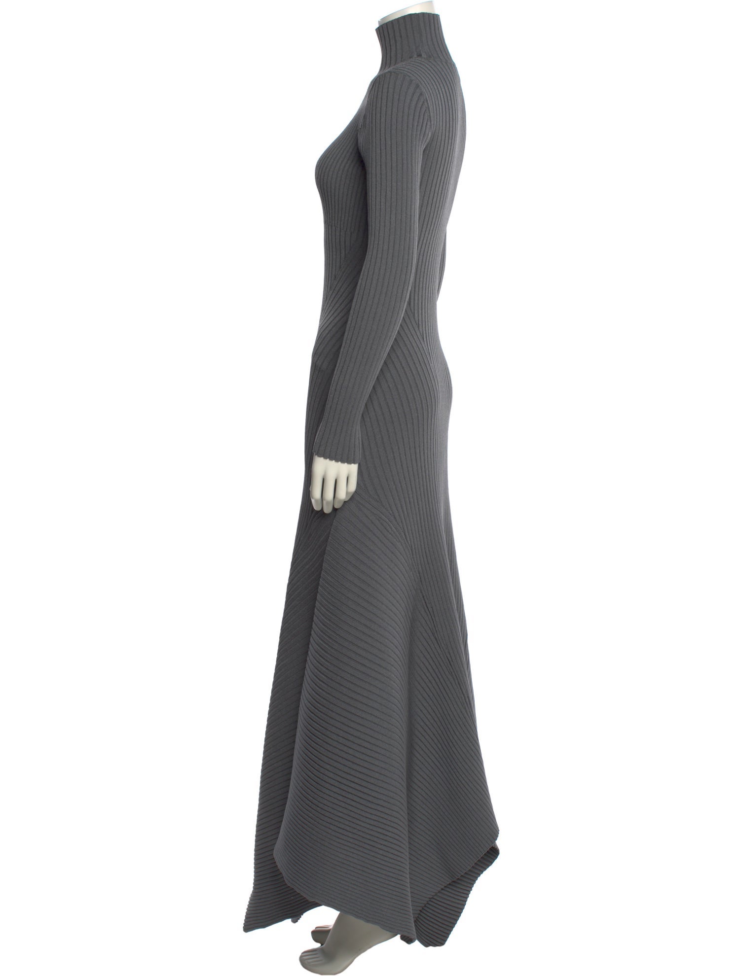 AMI Turtleneck Long Dress