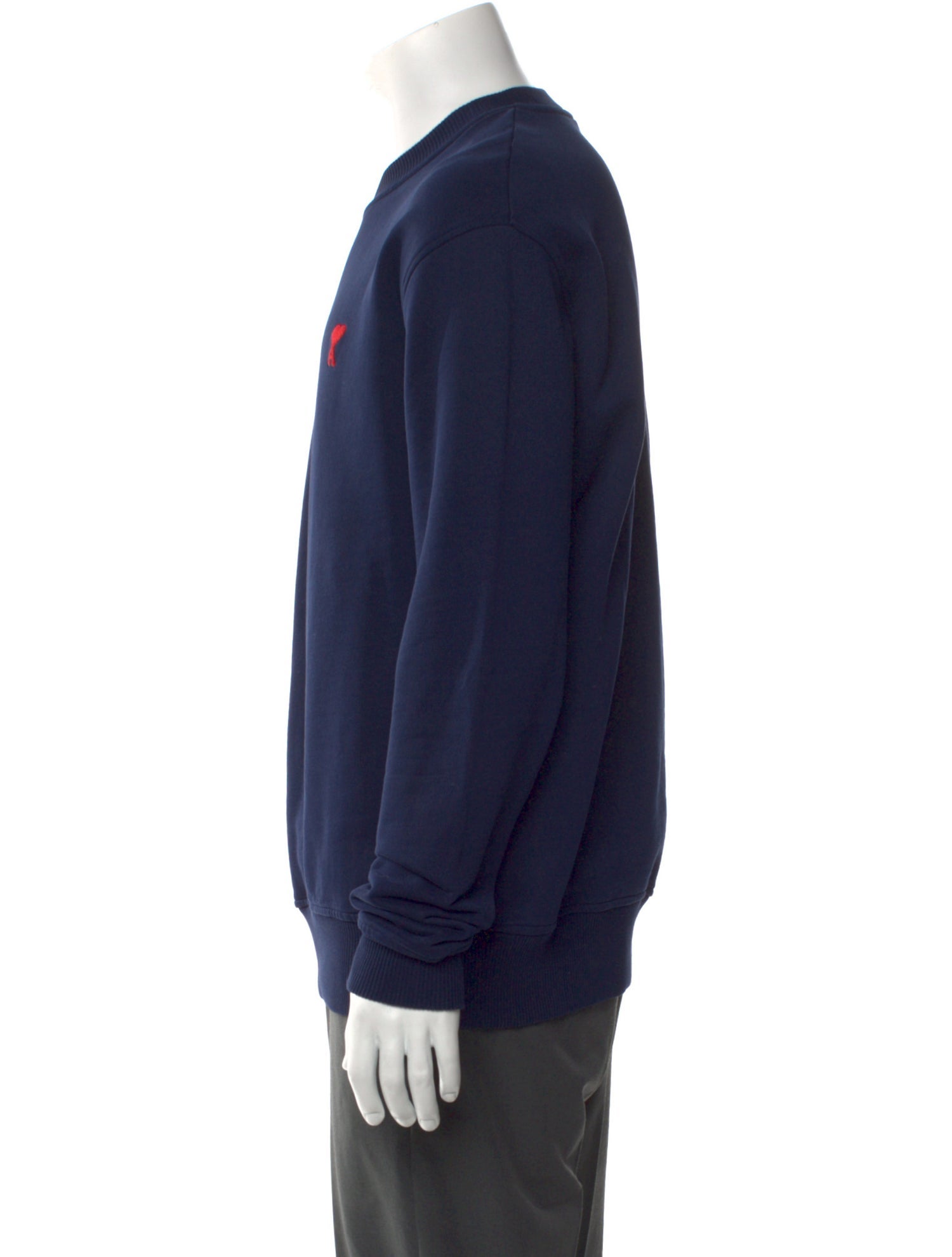 AMI Crew Neck Long Sleeve Pullover