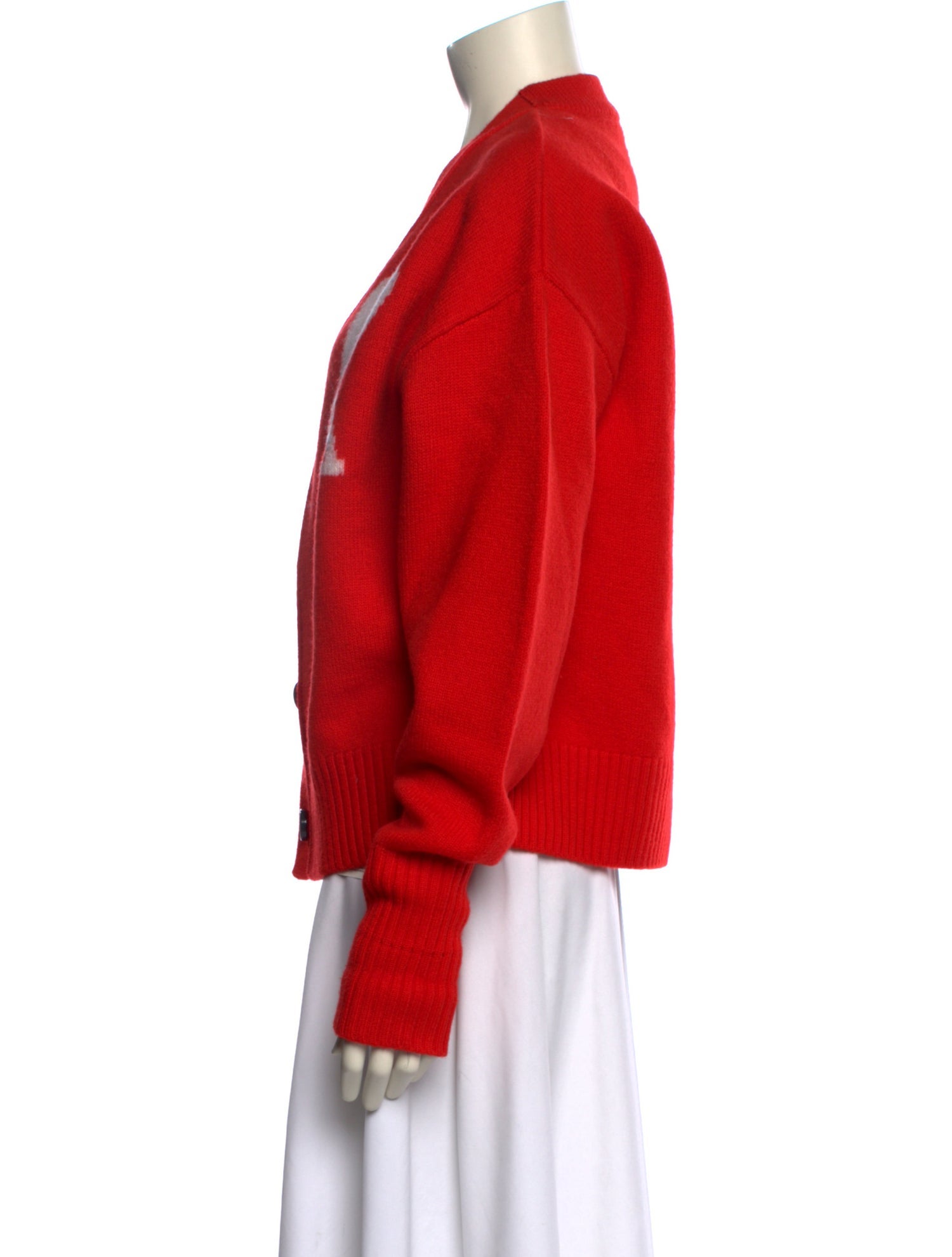 AMI Wool V-Neck Sweater