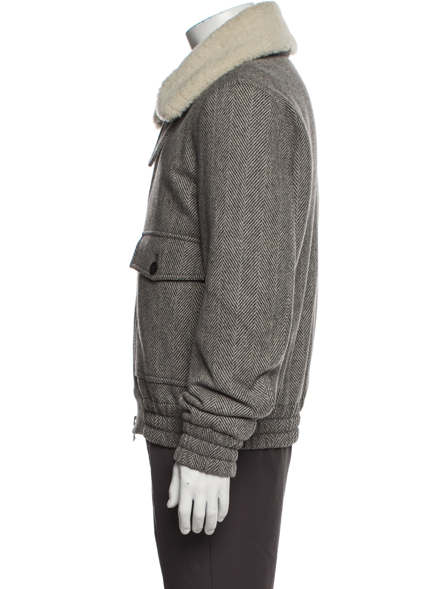 AMI Wool Puffer Coat