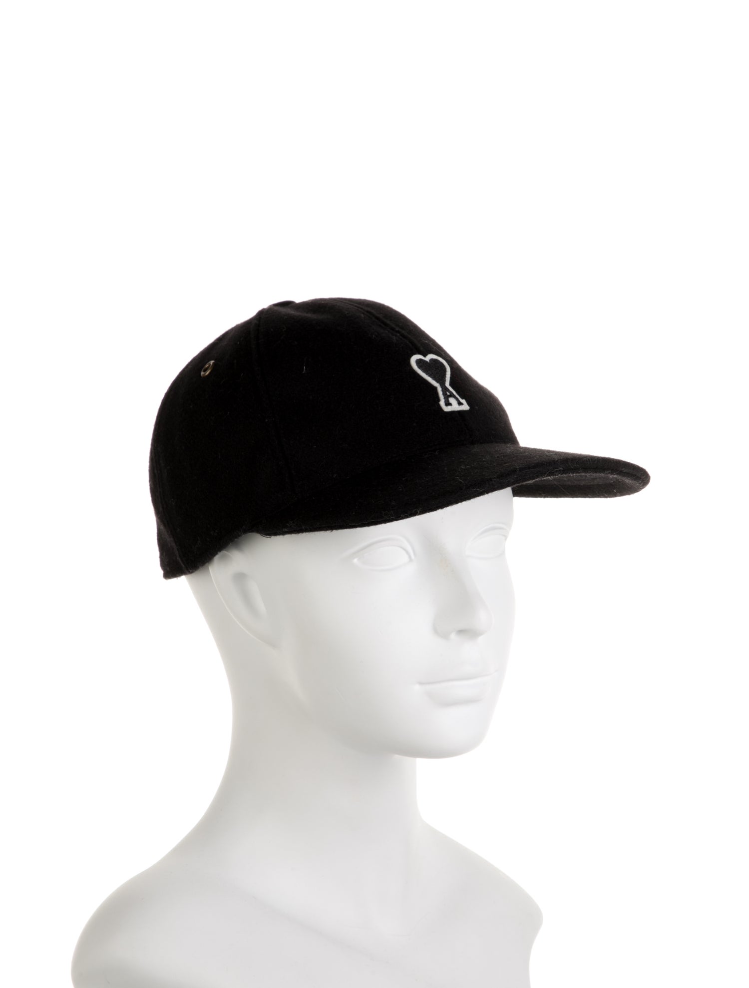 AMI Wool Embroidered Baseball Hat