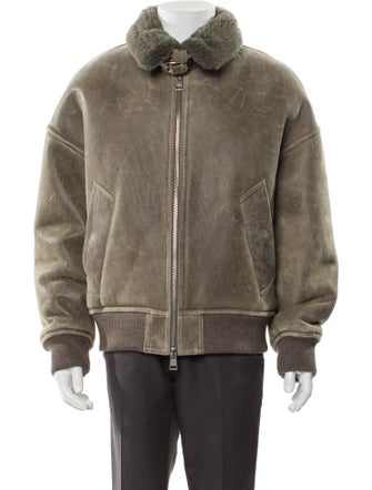 AMI Shearling Puffer Coat