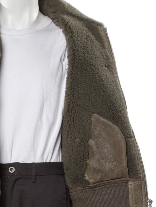 AMI Shearling Puffer Coat