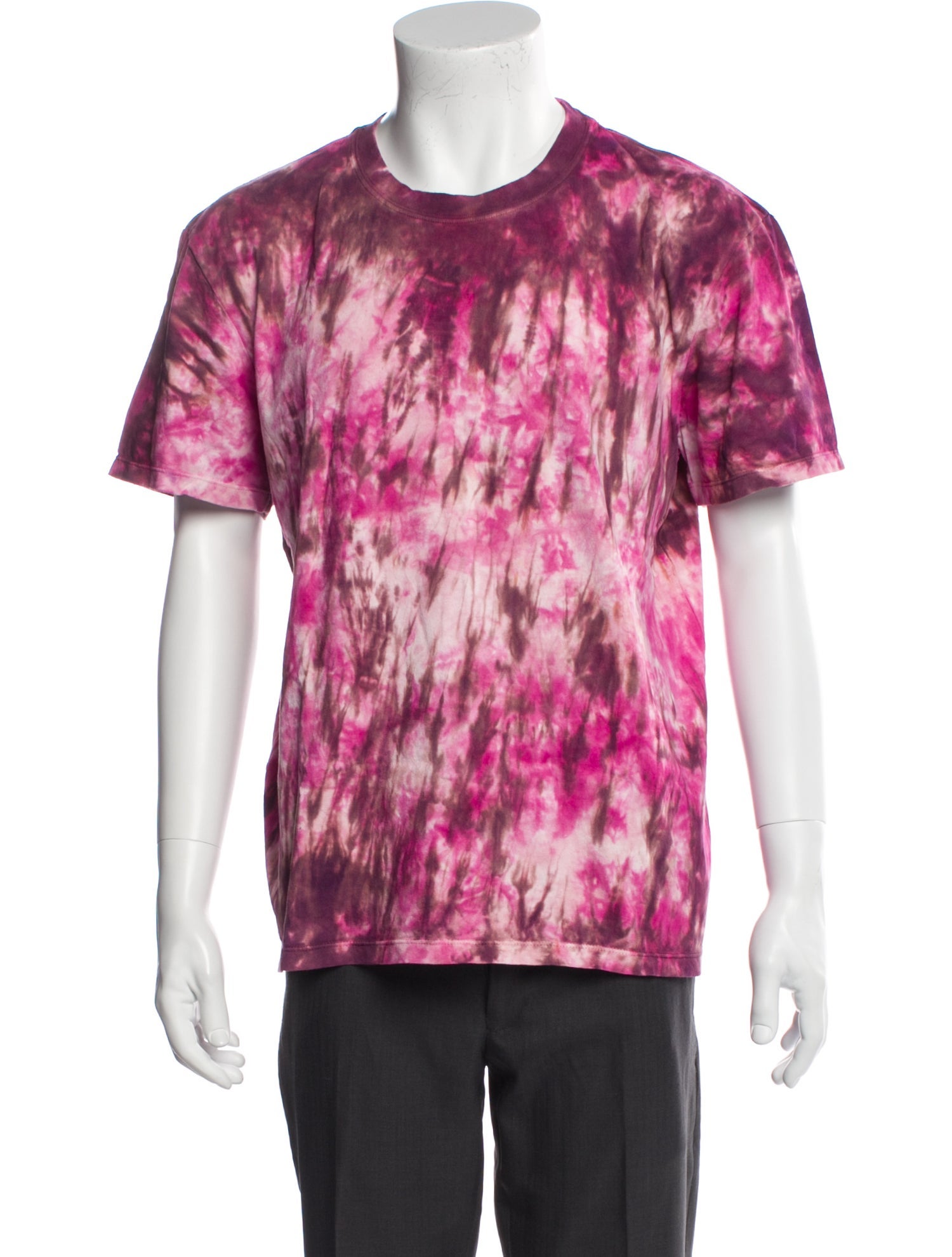 AMI Tie-Dye Print Crew Neck T-Shirt