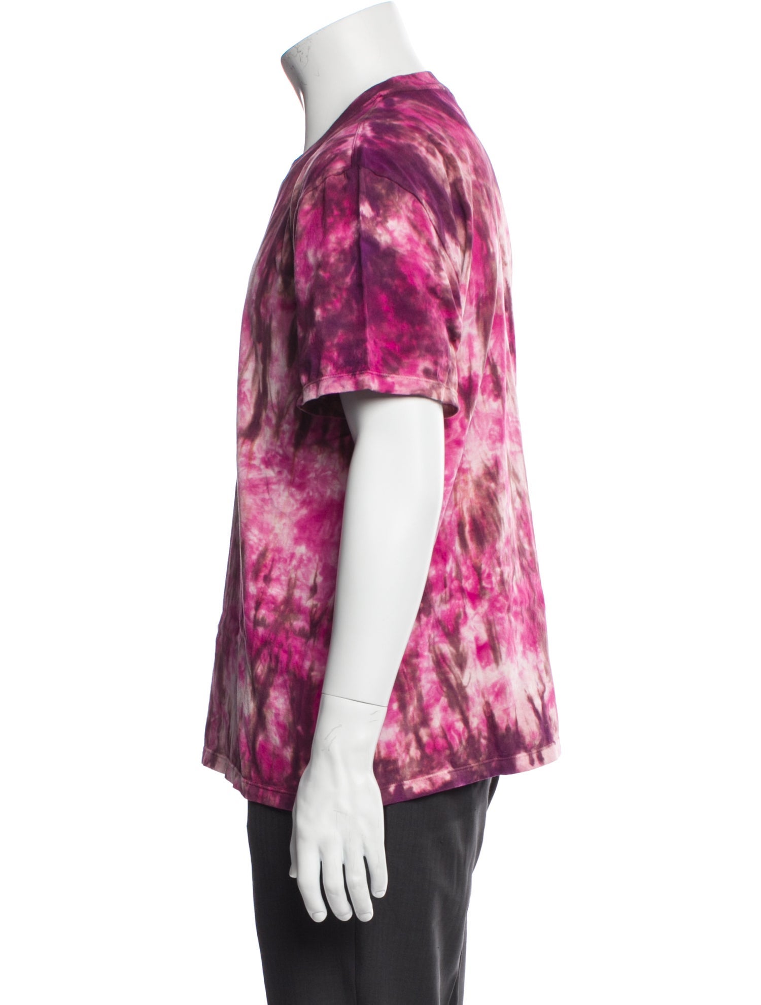 AMI Tie-Dye Print Crew Neck T-Shirt