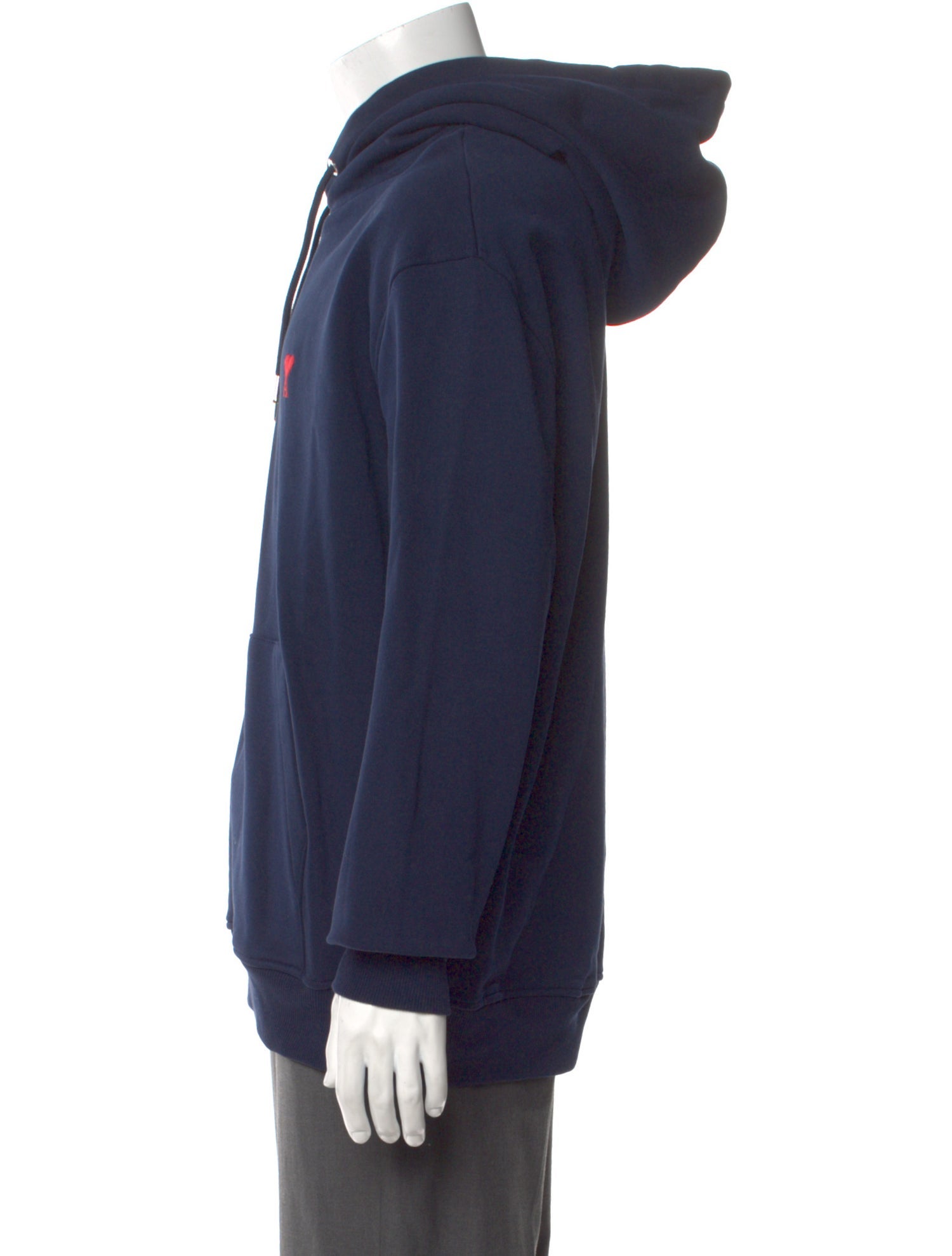 AMI Graphic Print Crew Neck Hoodie