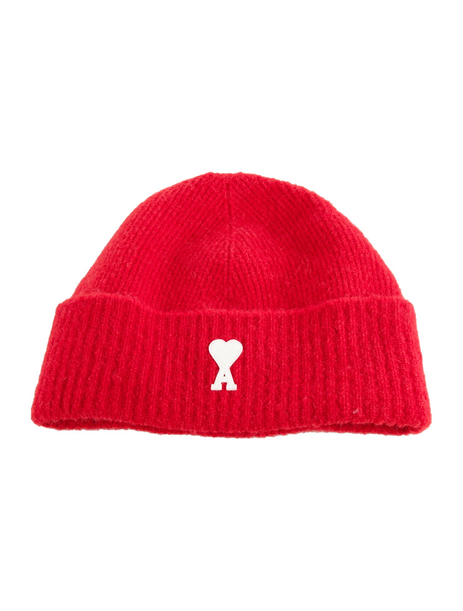 AMI Embroidered knit beanie