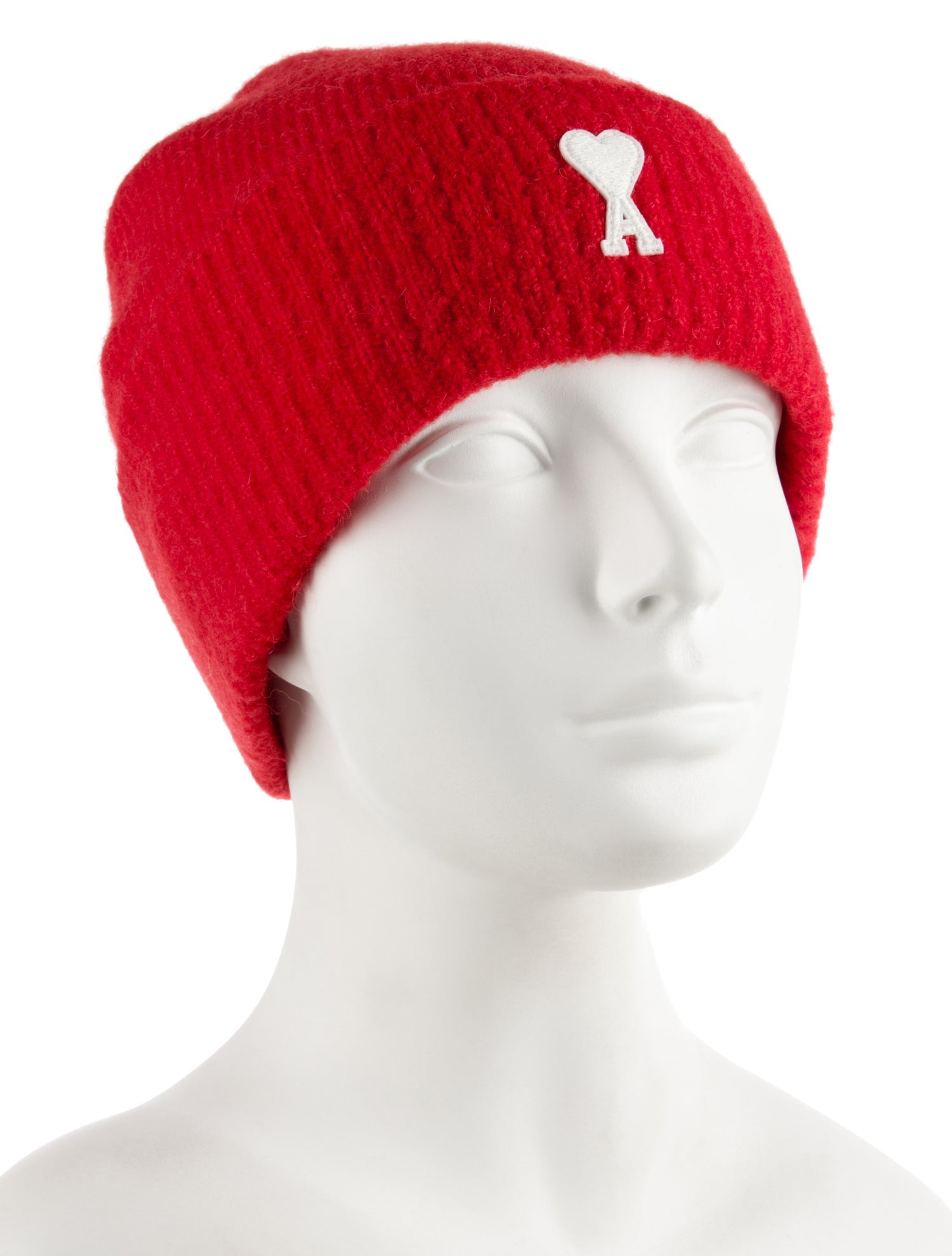AMI Embroidered knit beanie