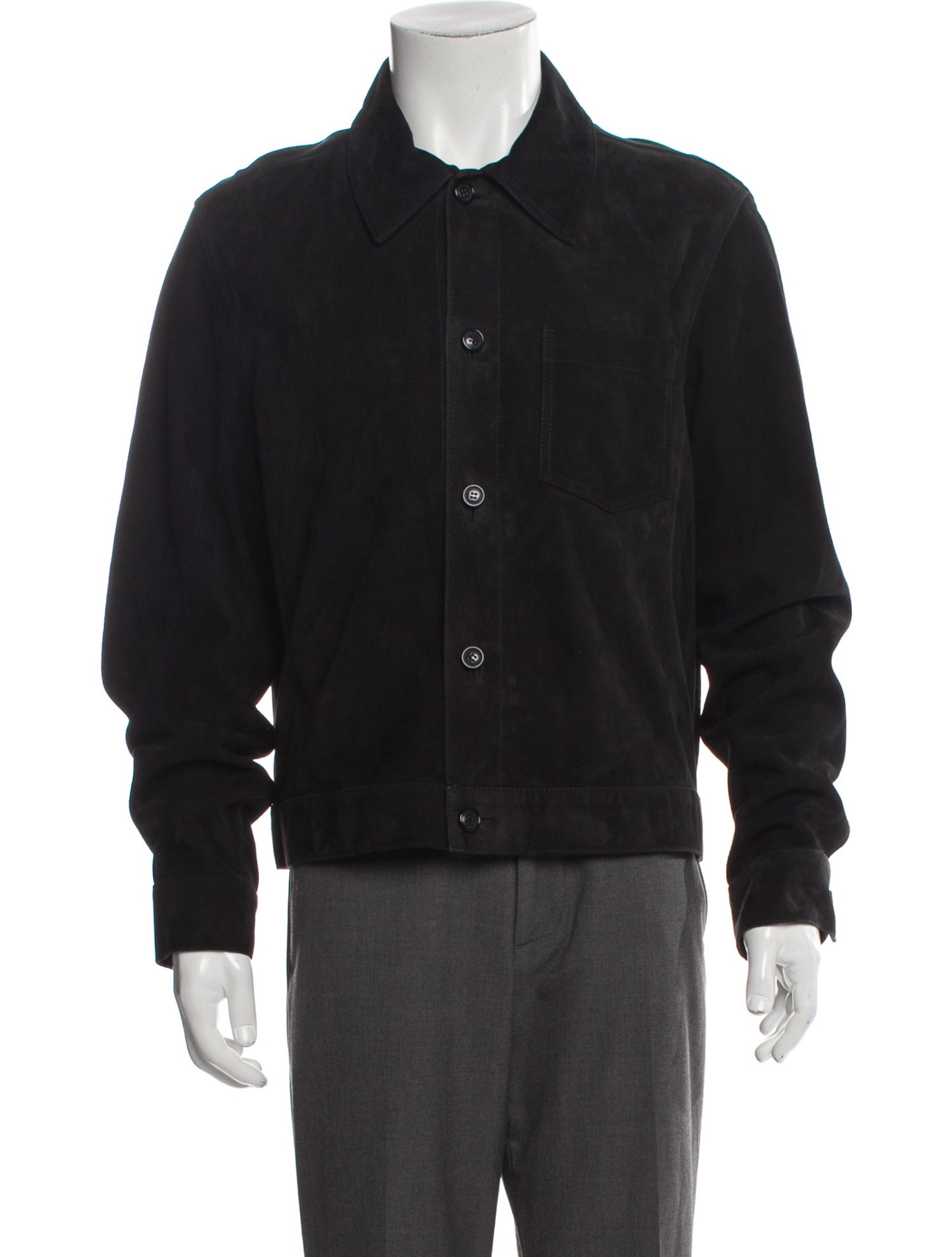 AMI Suede Bomber Jacket