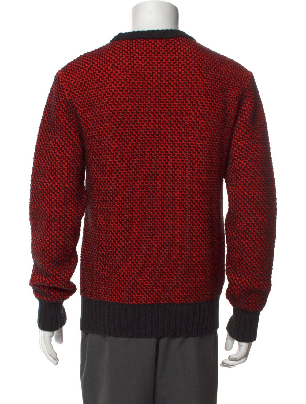 AMI Patterned Crew Neck Pullover - image 3