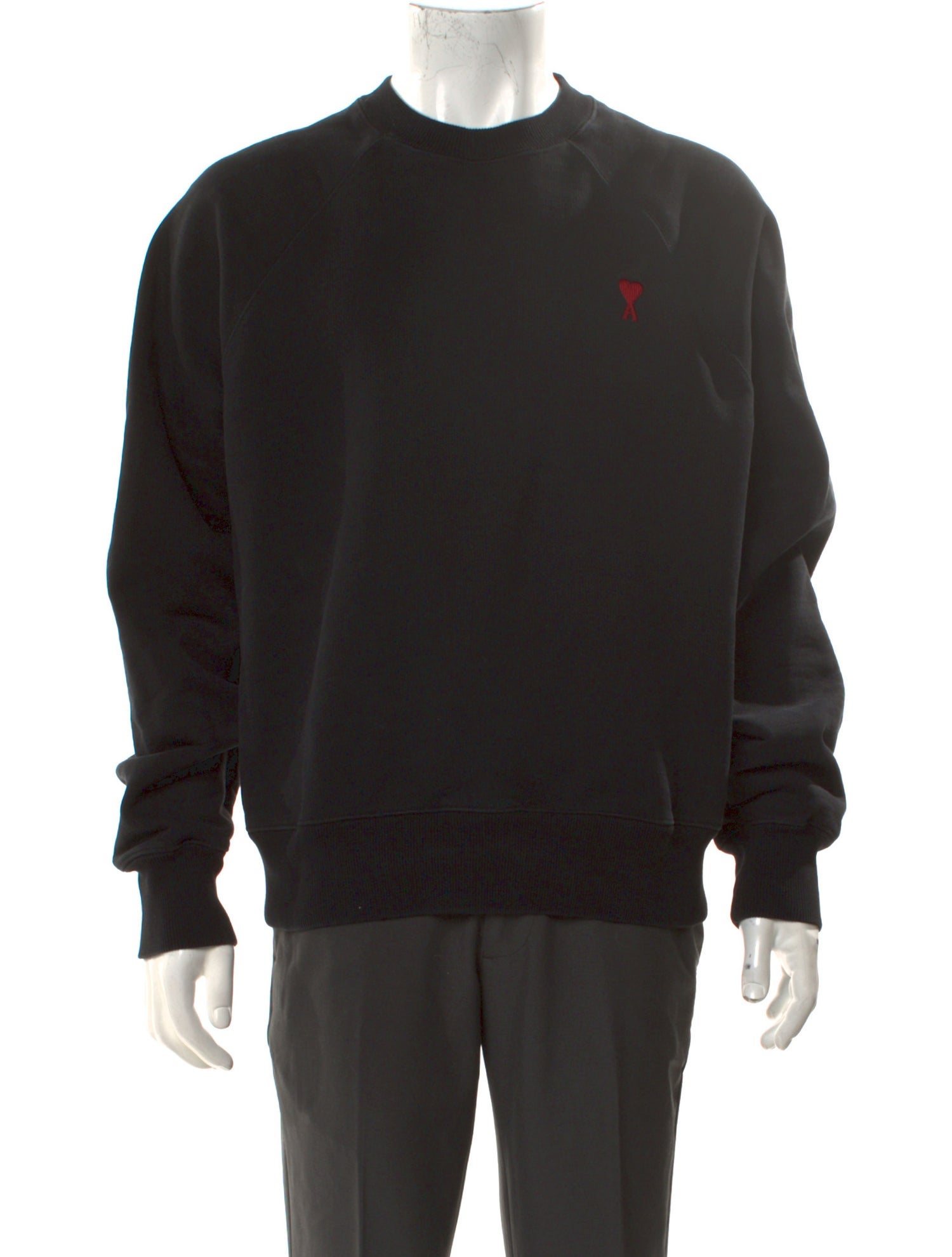 AMI Crew Neck Long Sleeve Sweatshirt