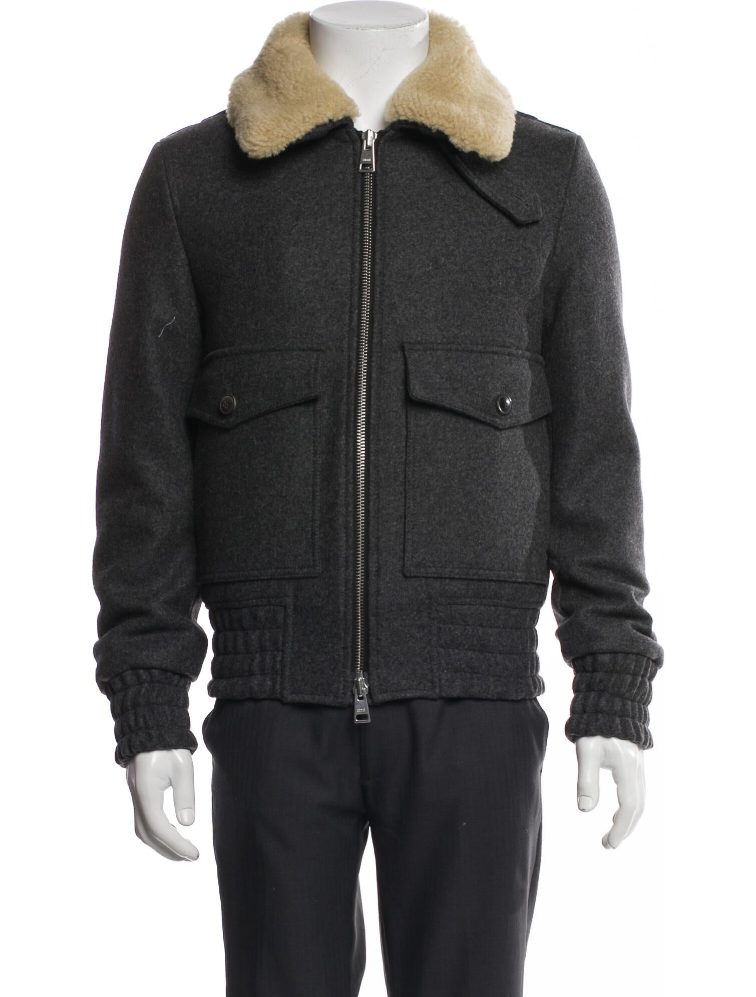 AMI Wool Puffer Coat