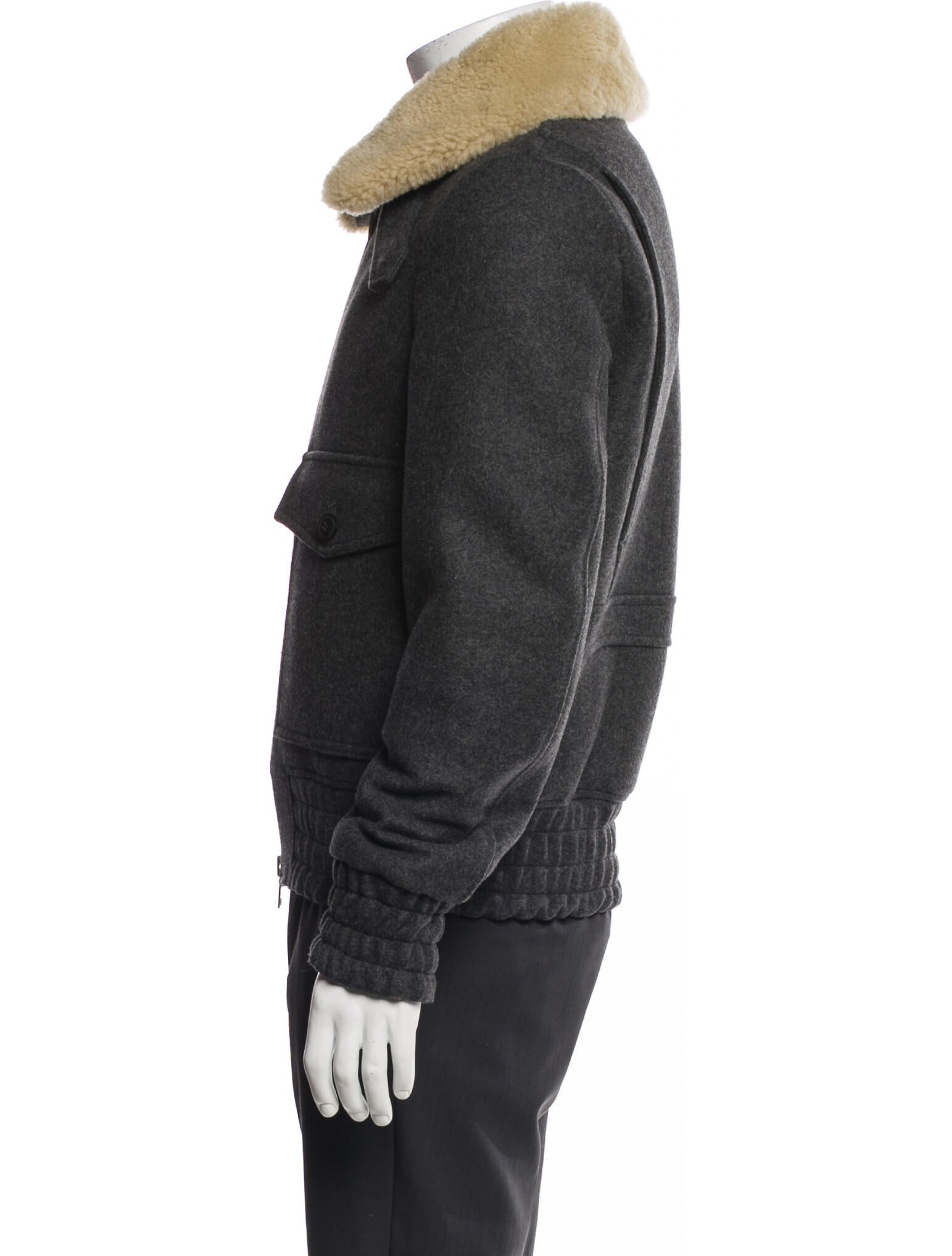 AMI Wool Puffer Coat