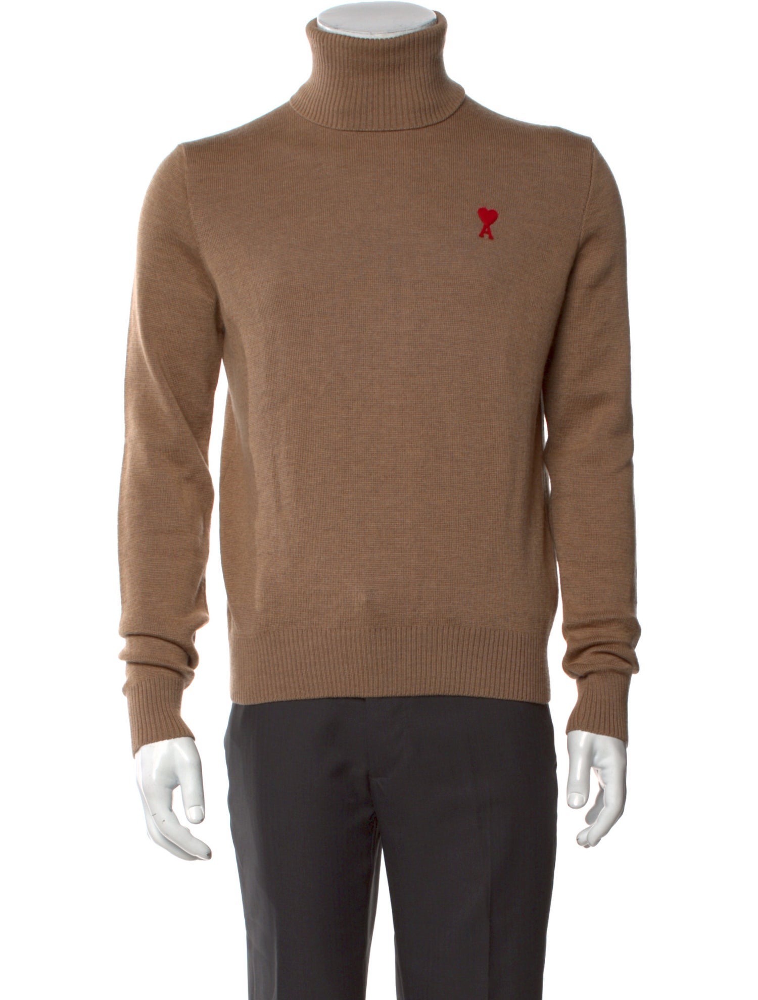 AMI Merino Wool Turtleneck Pullover